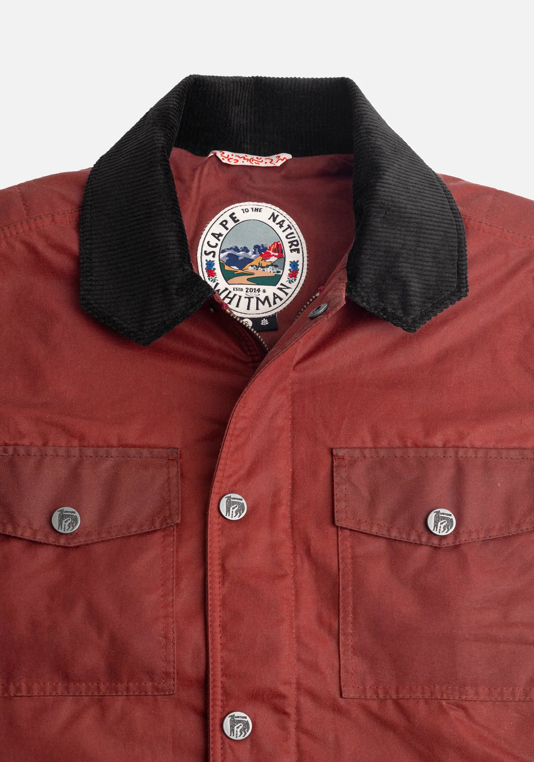 Bourke Wax Terracotta Jacket