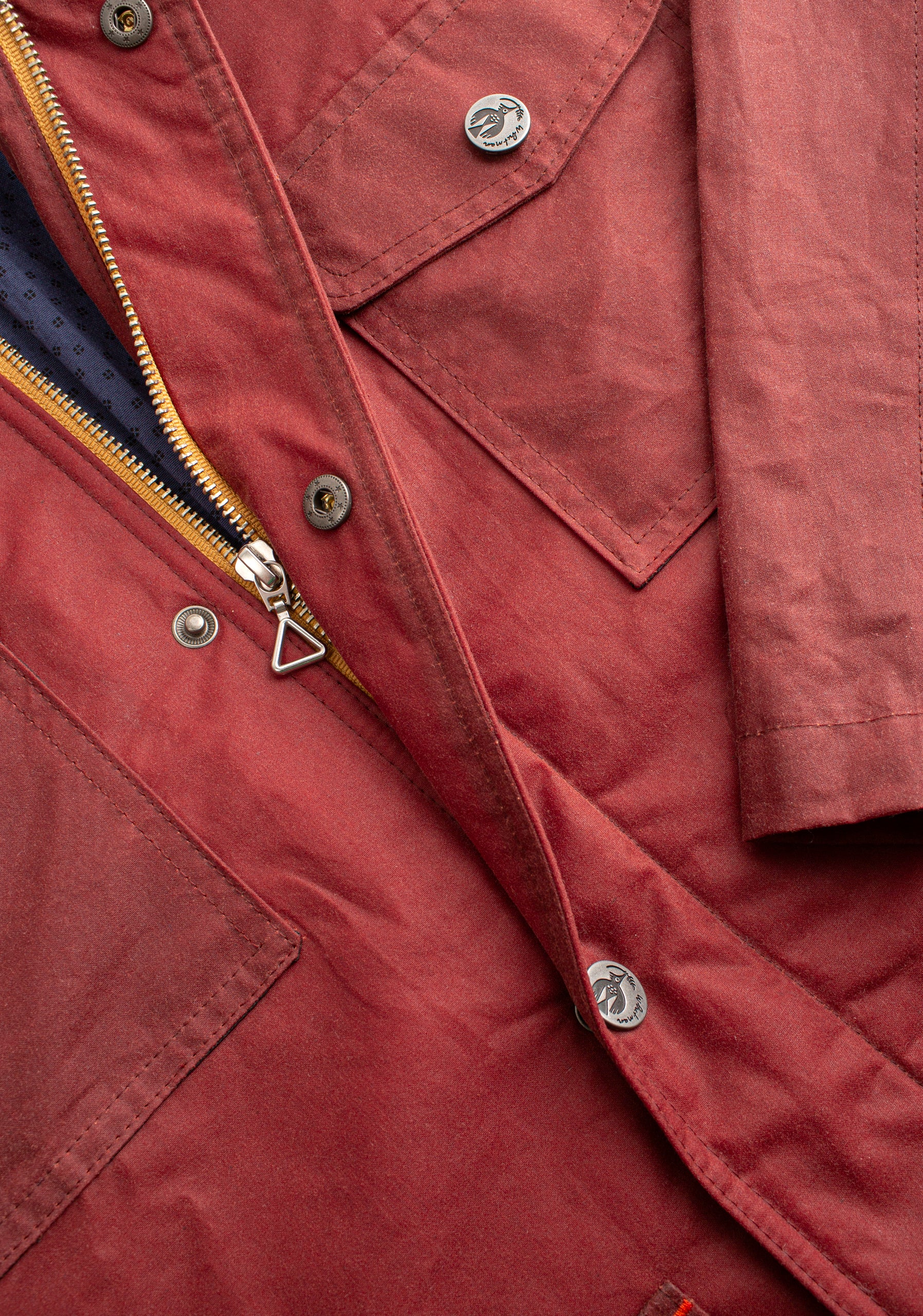 Bourke Wax Terracotta Jacket