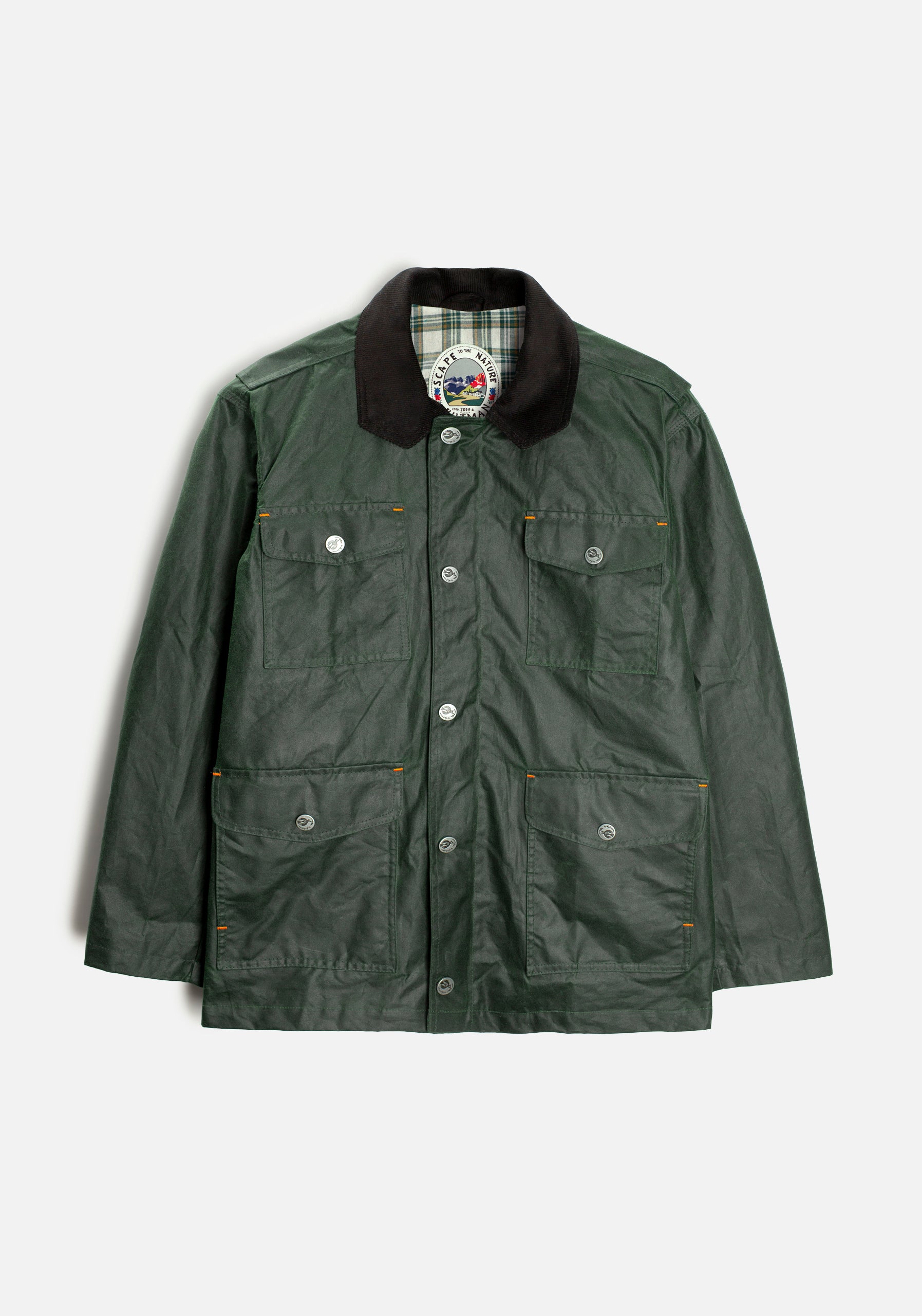 Bourke Dark Green Wax Jacket