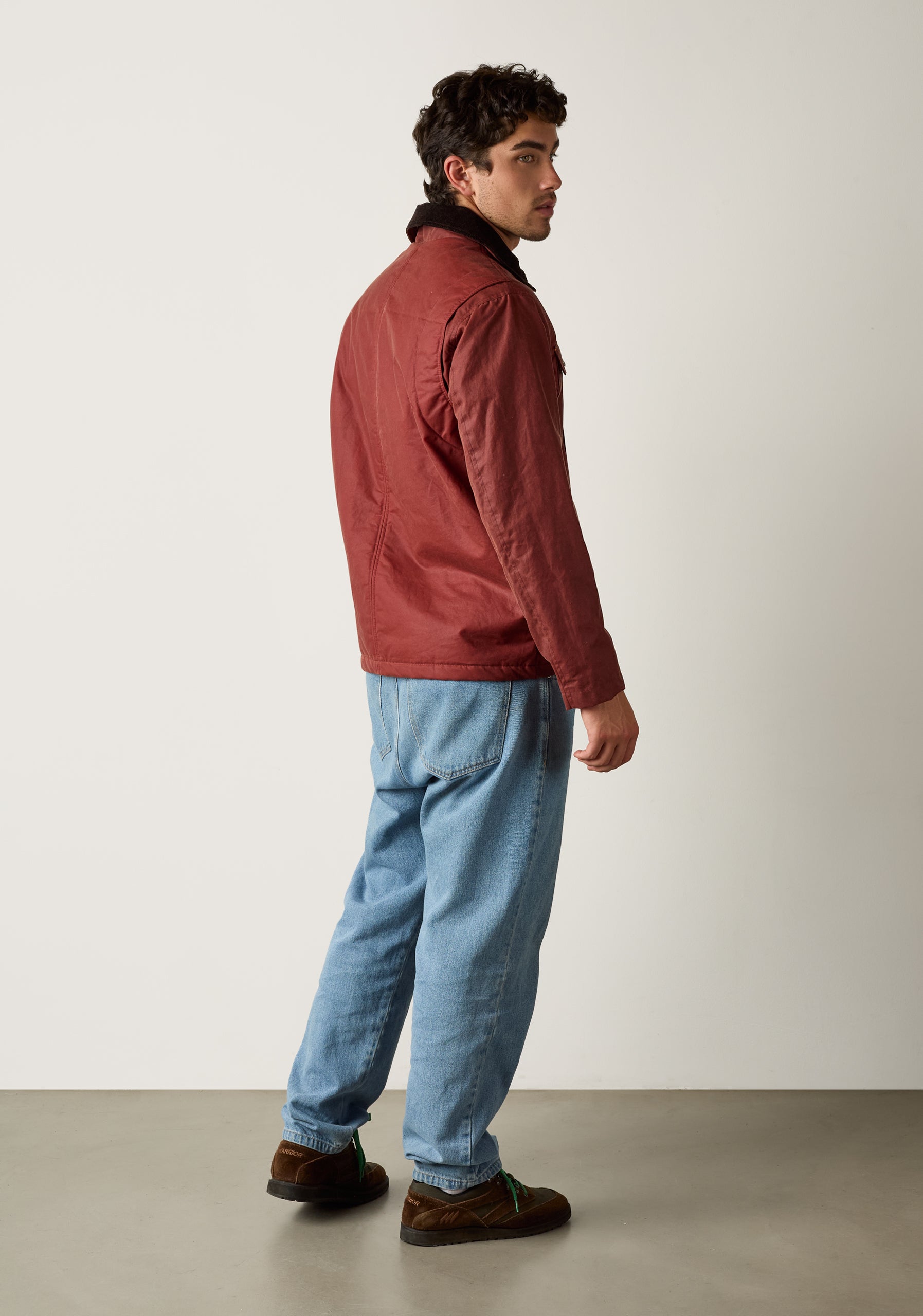 Bourke Wax Terracotta Jacket