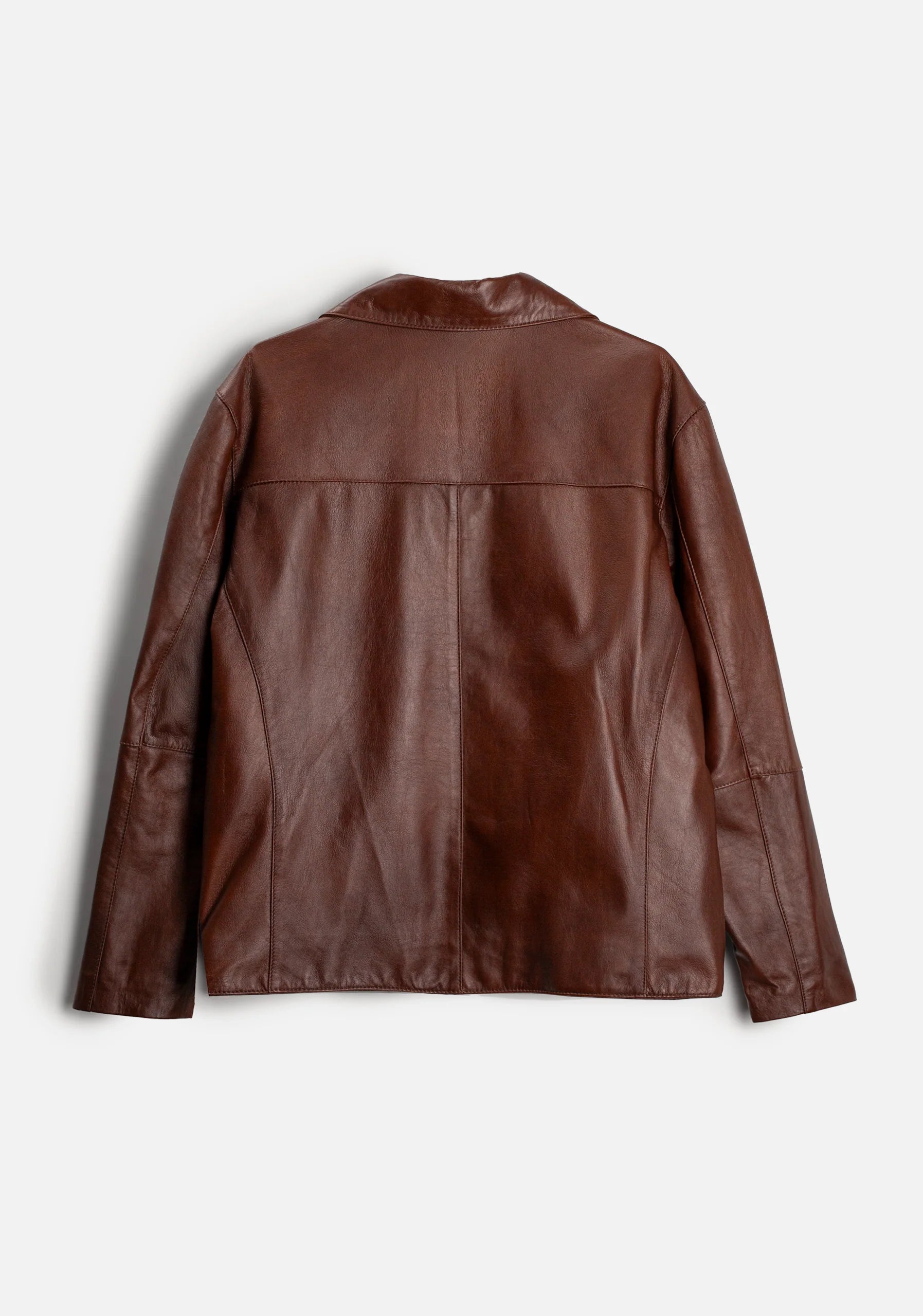 Frankfurt Tobacco Leather Jacket
