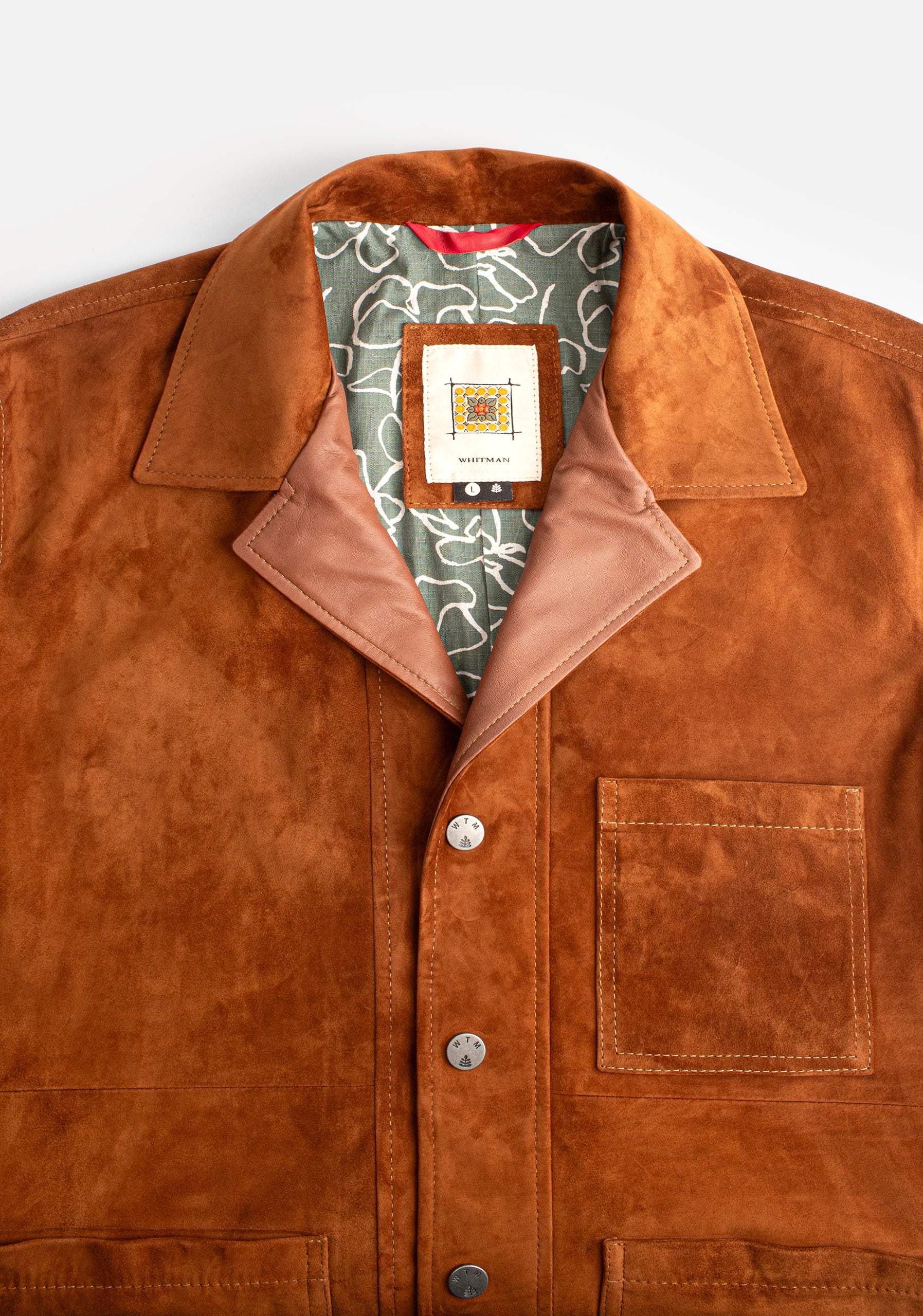 Colonia Suede Jacket Camel