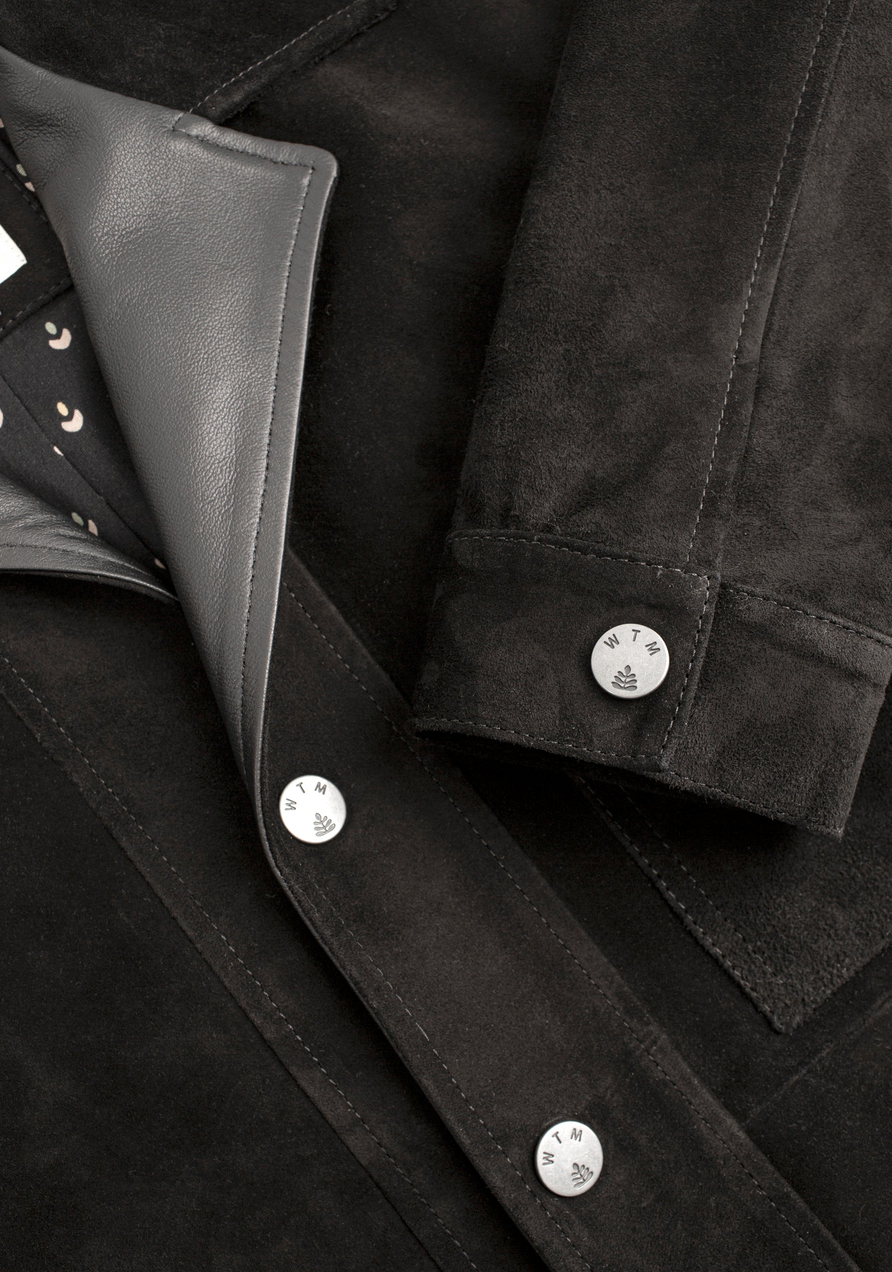 Colonia Suede Jacket Black