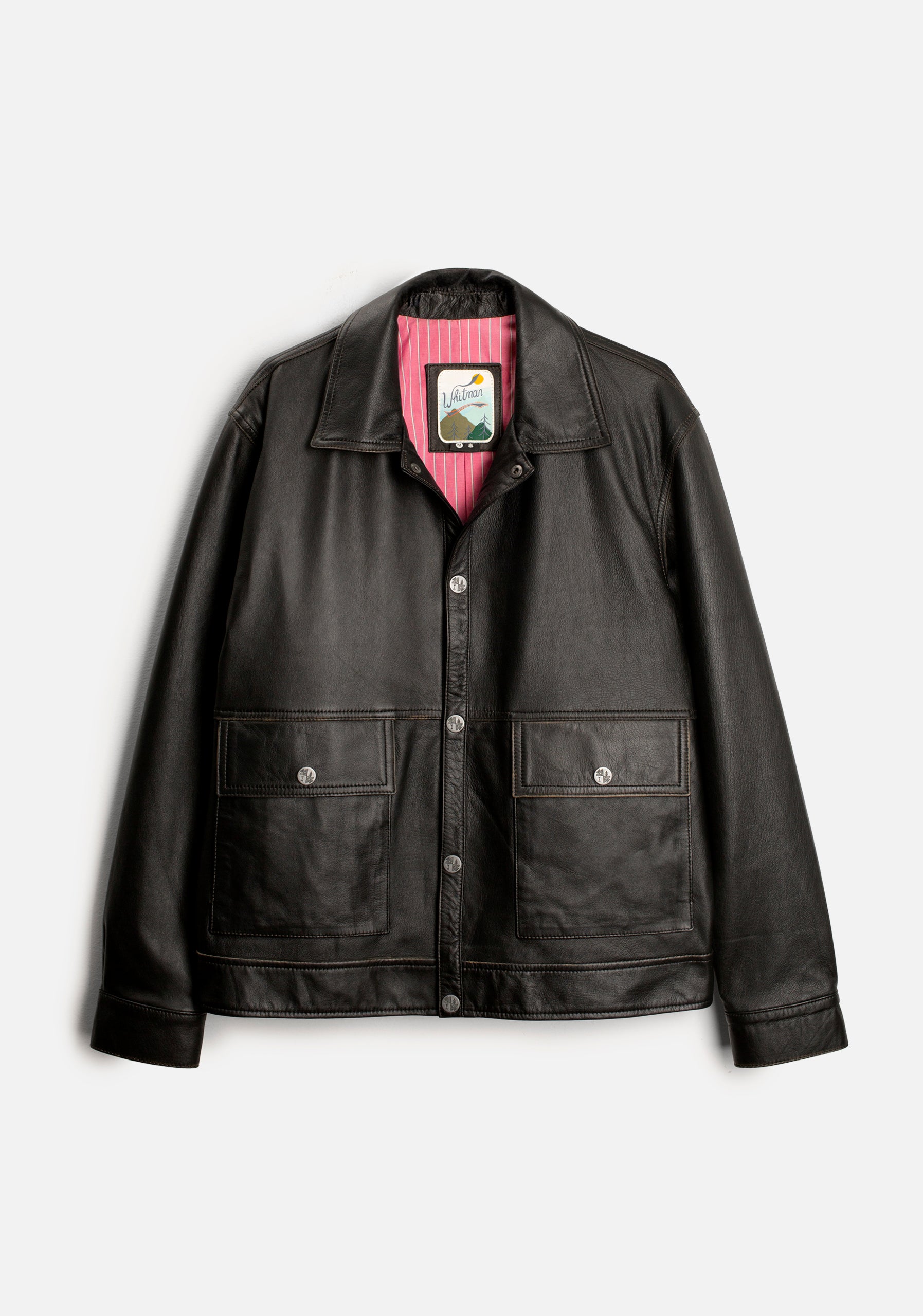 Dortmund Leather Jacket Black