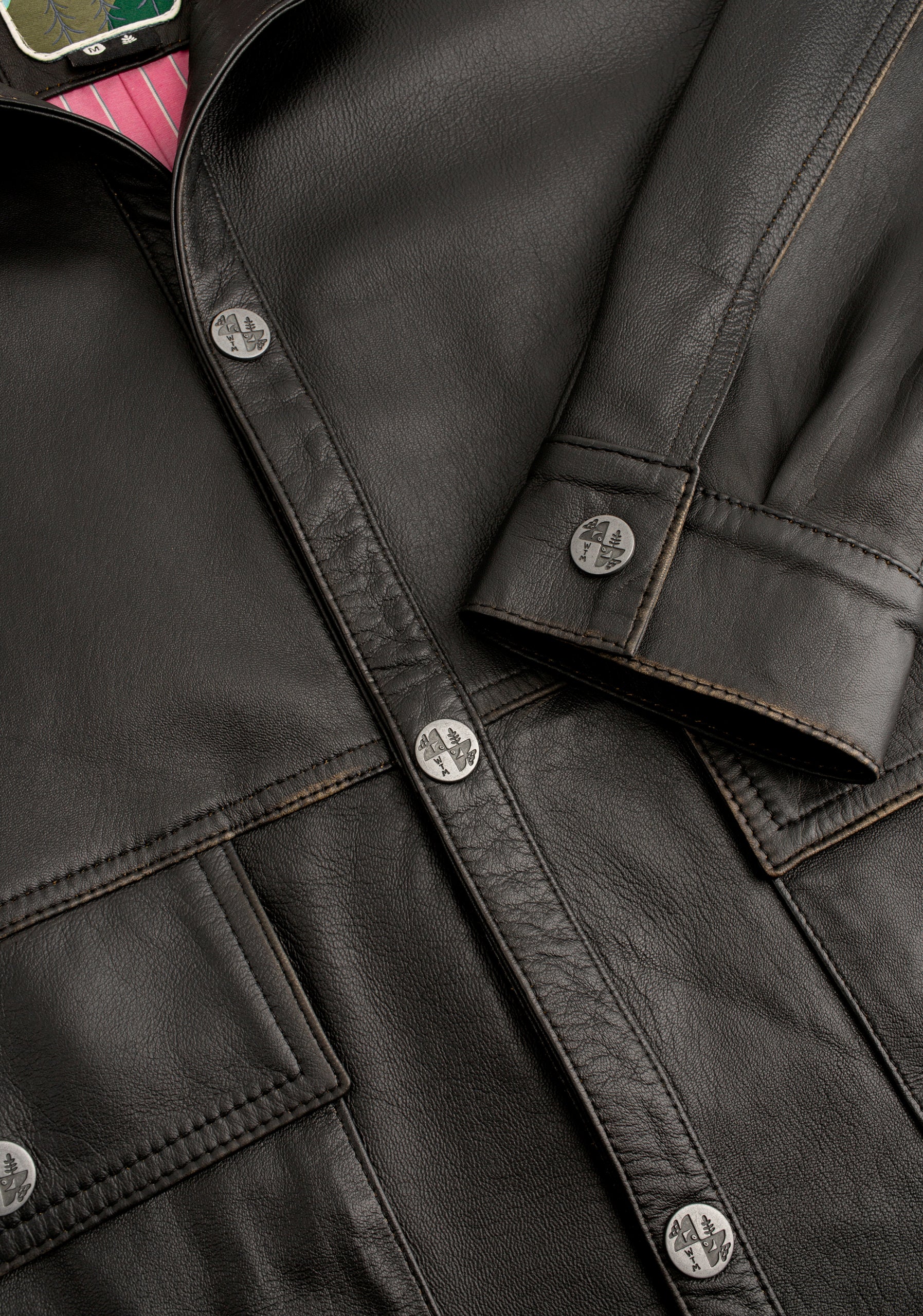 Dortmund Leather Jacket Black