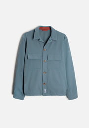 German Jacket in Petrol Blue