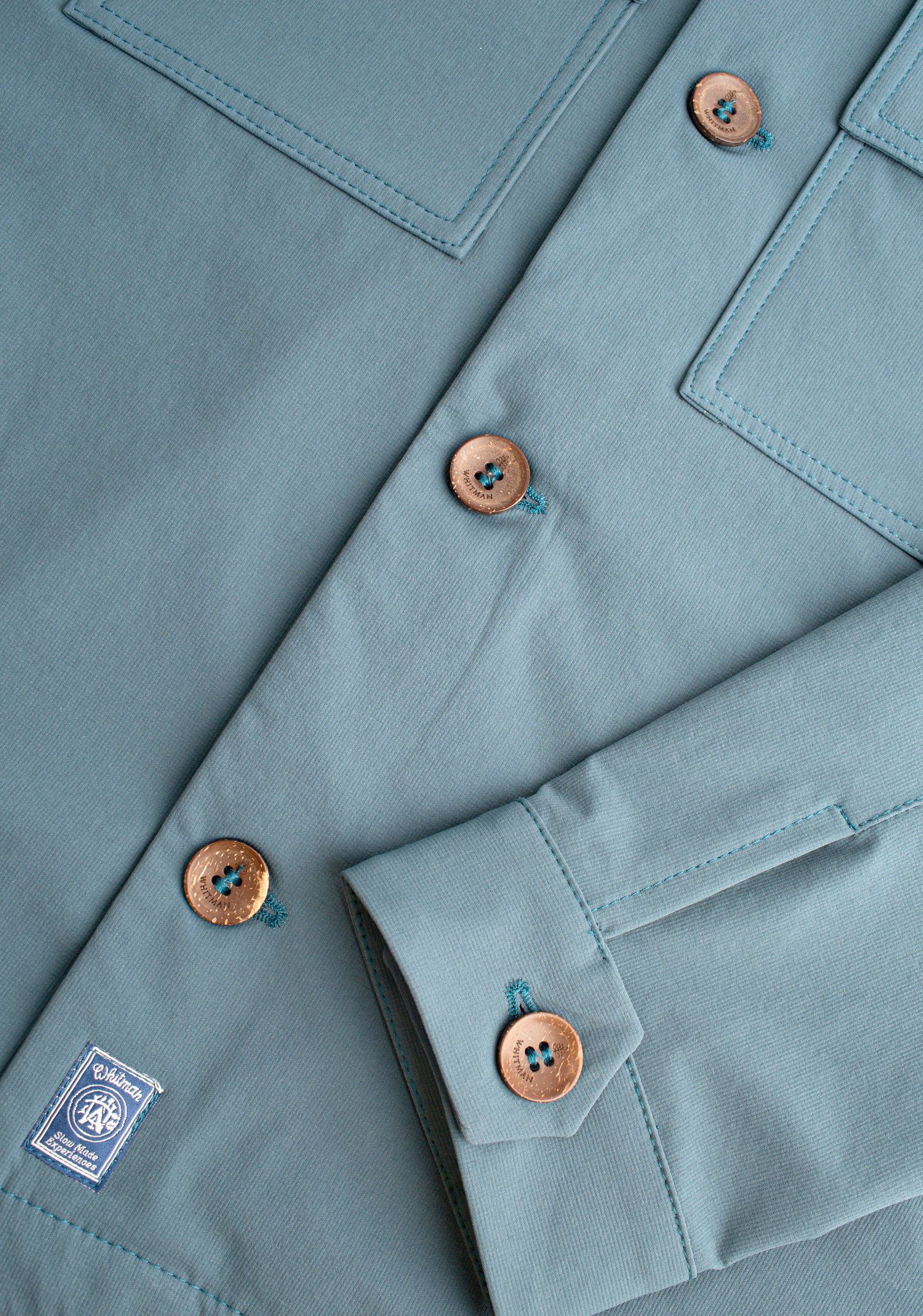 German Jacket in Petrol Blue