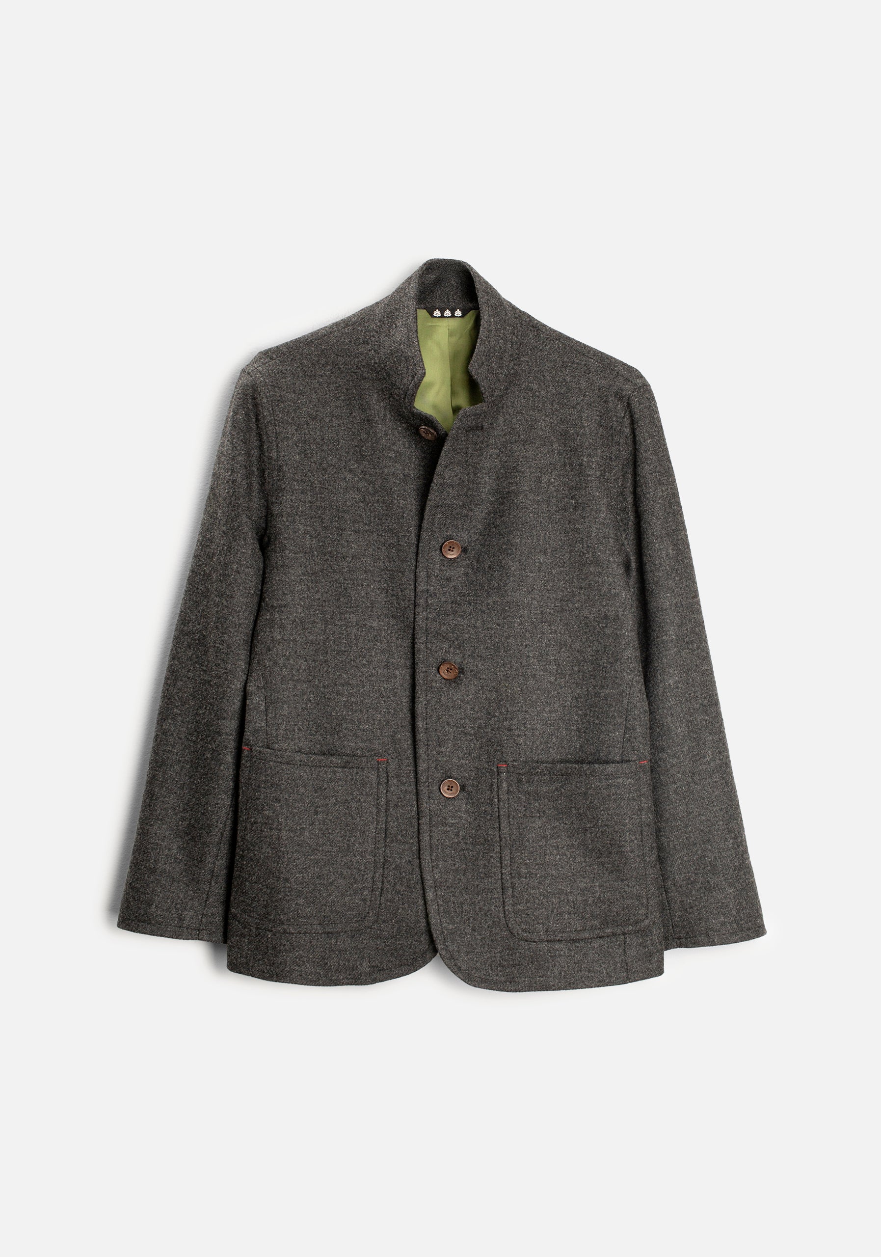 Walt Jacket Solid Gray Medium Marble