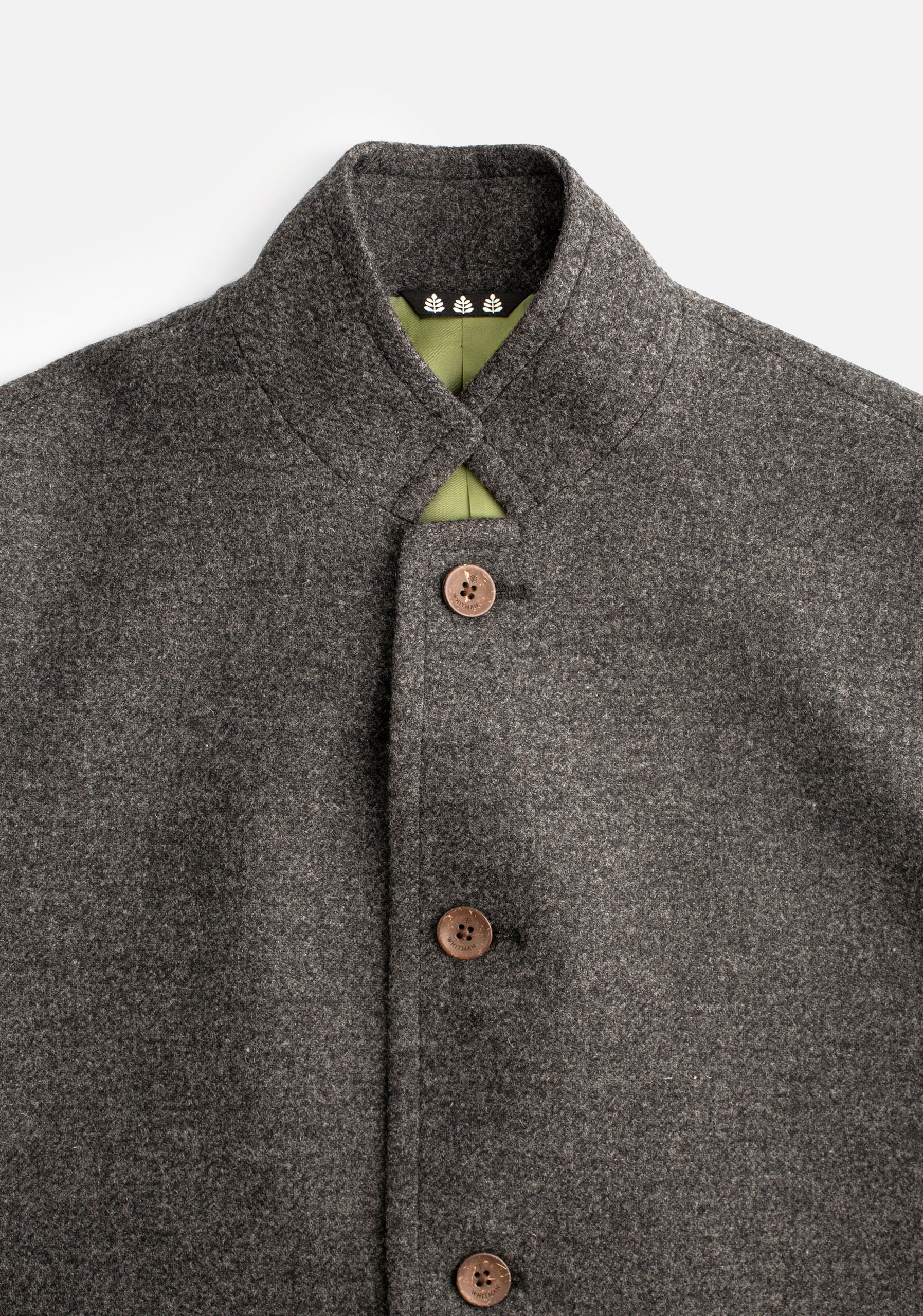 Walt Jacket Solid Gray Medium Marble