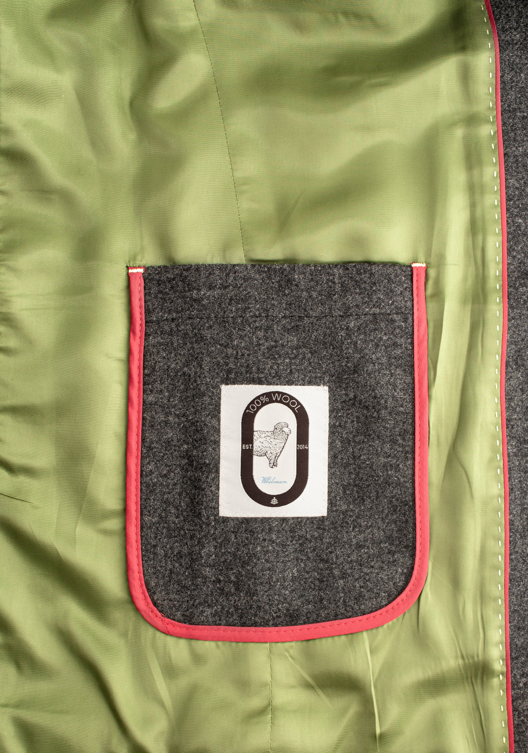 Walt Jacket Solid Gray Medium Marble