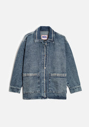 M Violetta Denim Jacket in Medium Blue
