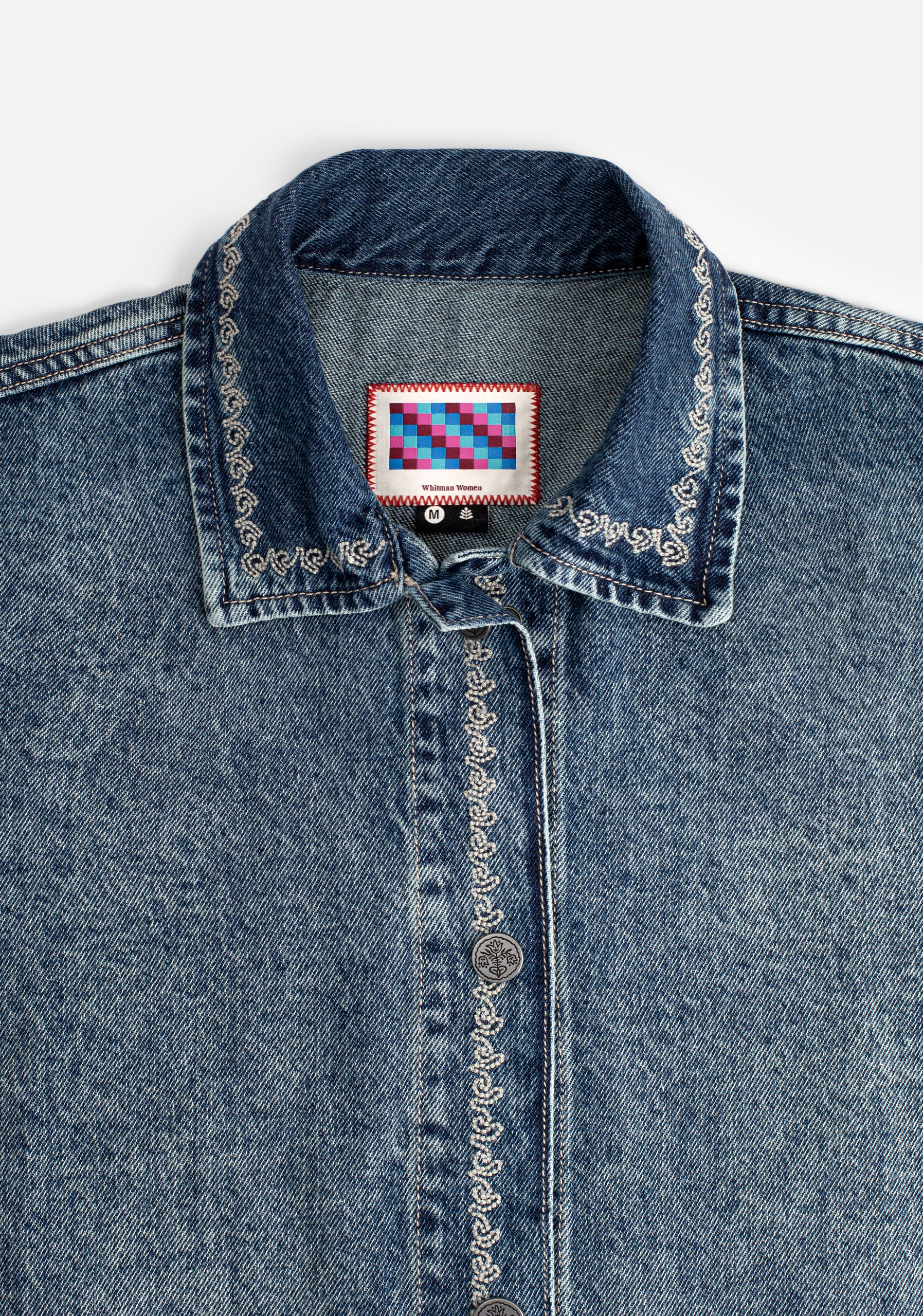 M Violetta Denim Jacket in Medium Blue