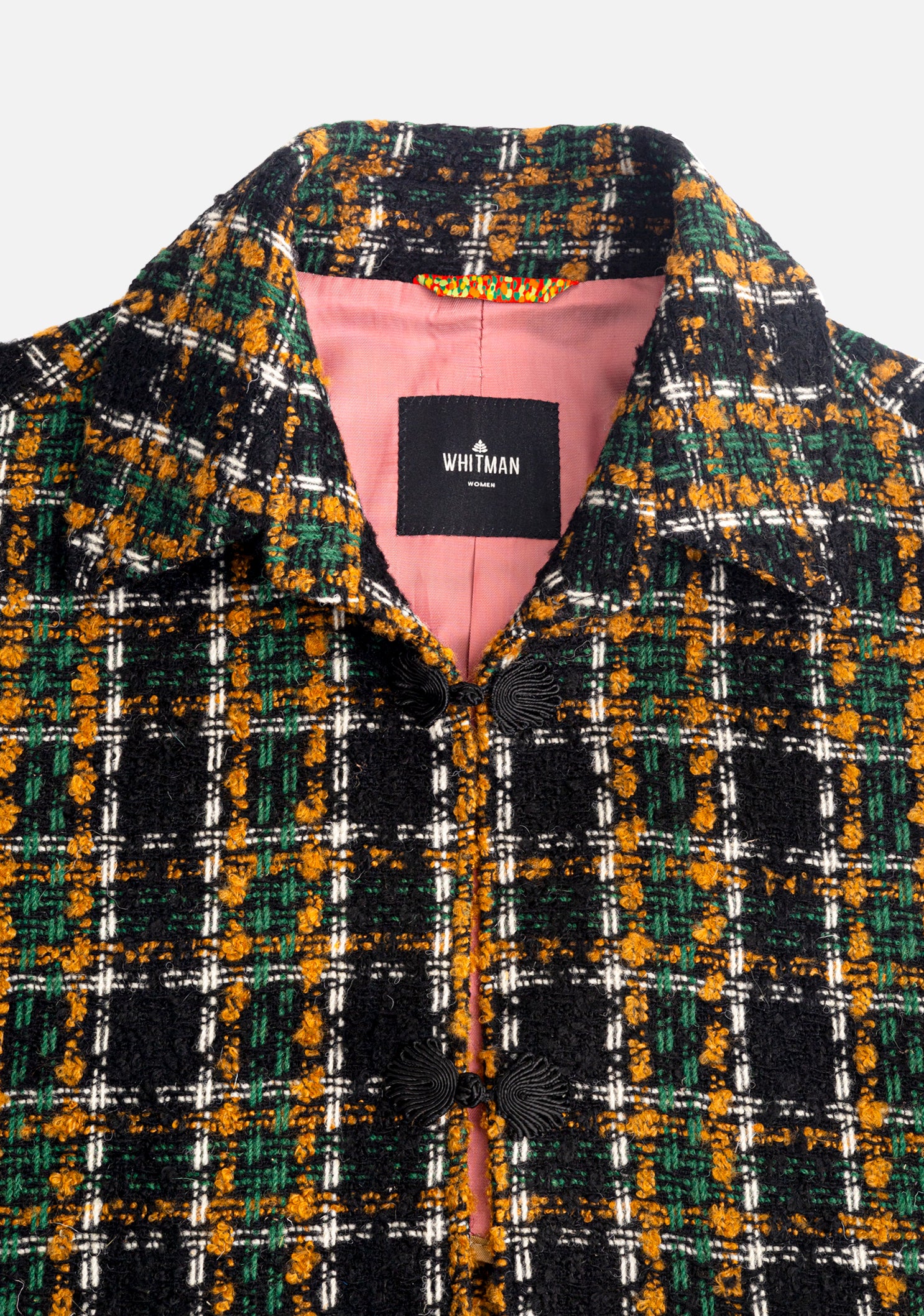 Nagoya Black Plaid Boucle Jacket
