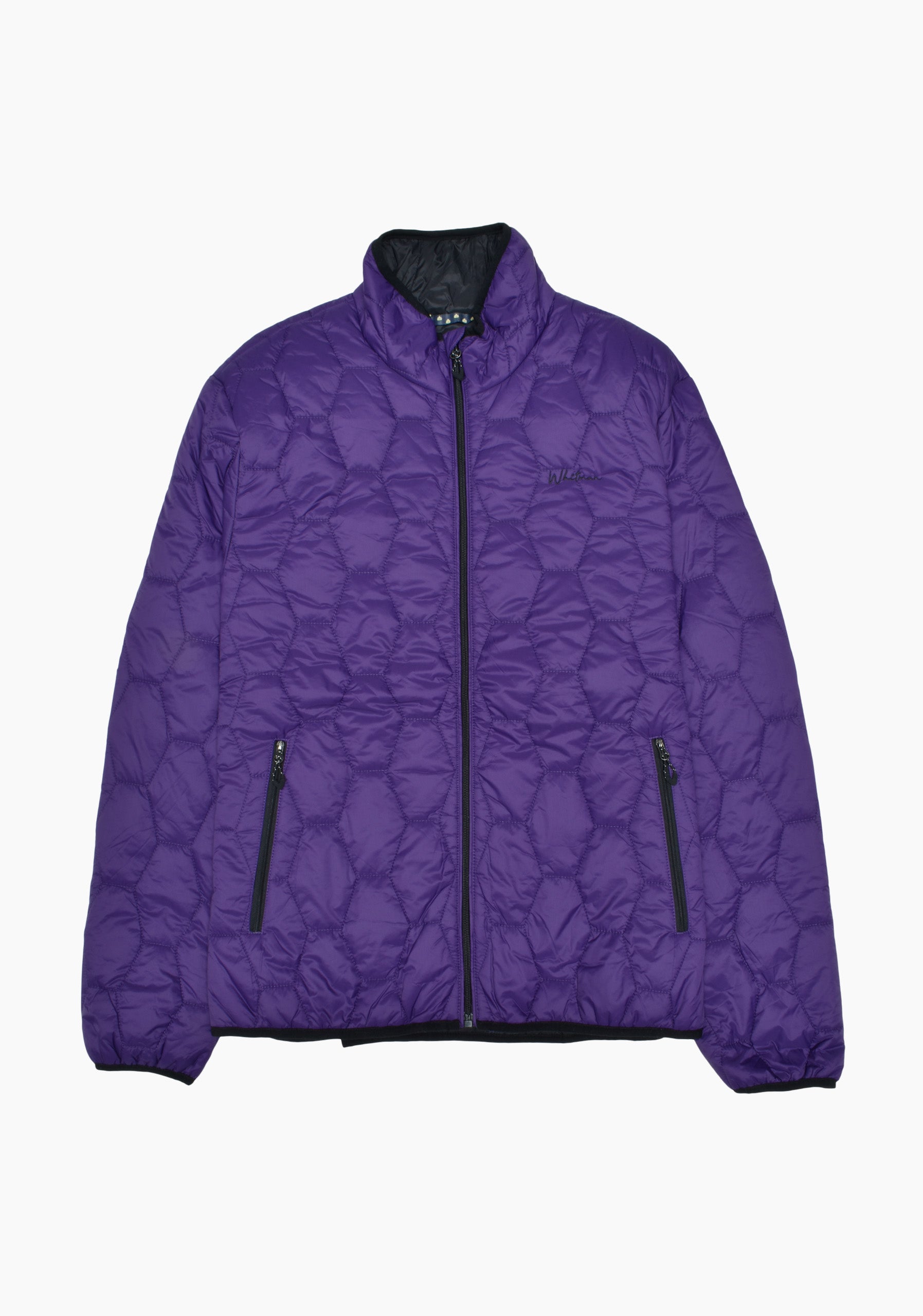 Padding Jacket Hexagons Purple