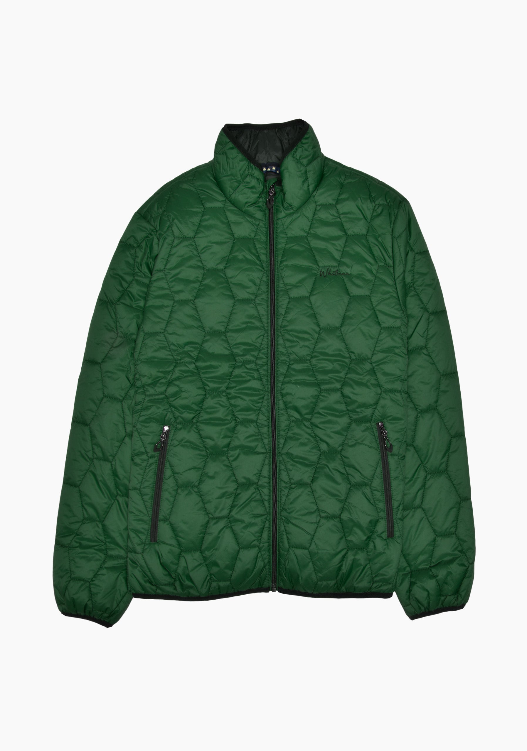 Padding Green Hexagons Jacket