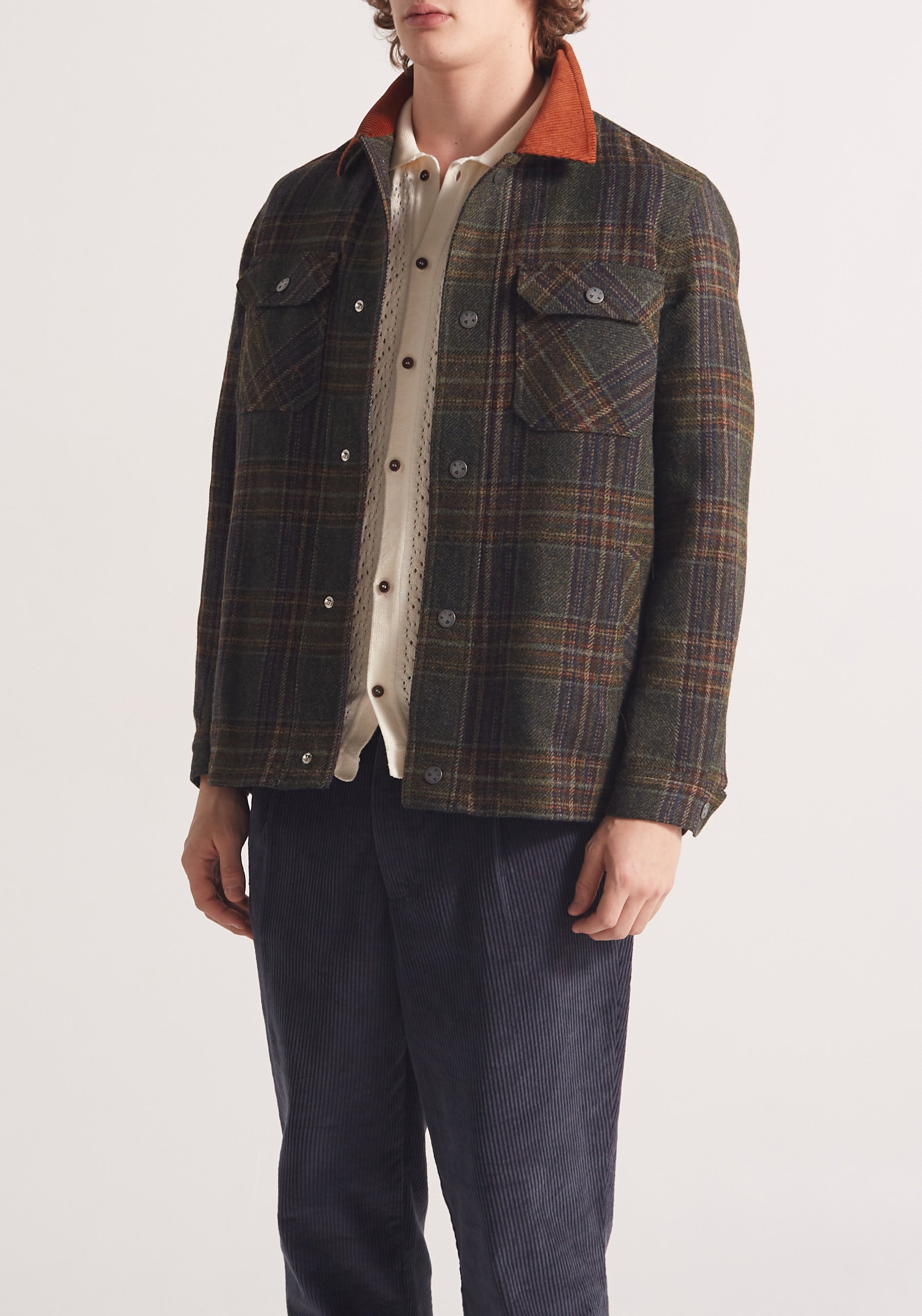 Sidney Plaid Jacket Green/Brown