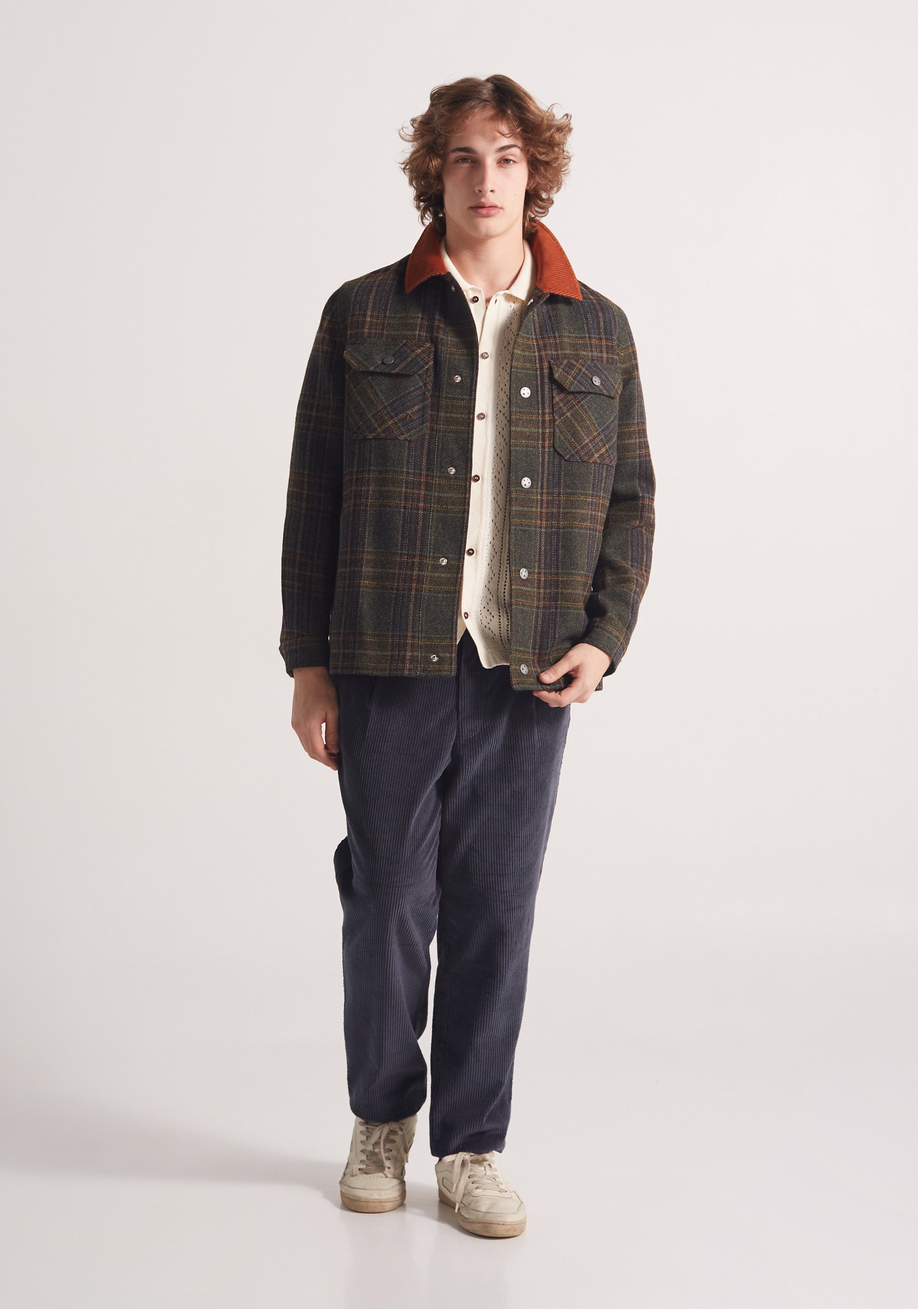 Sidney Plaid Jacket Green/Brown