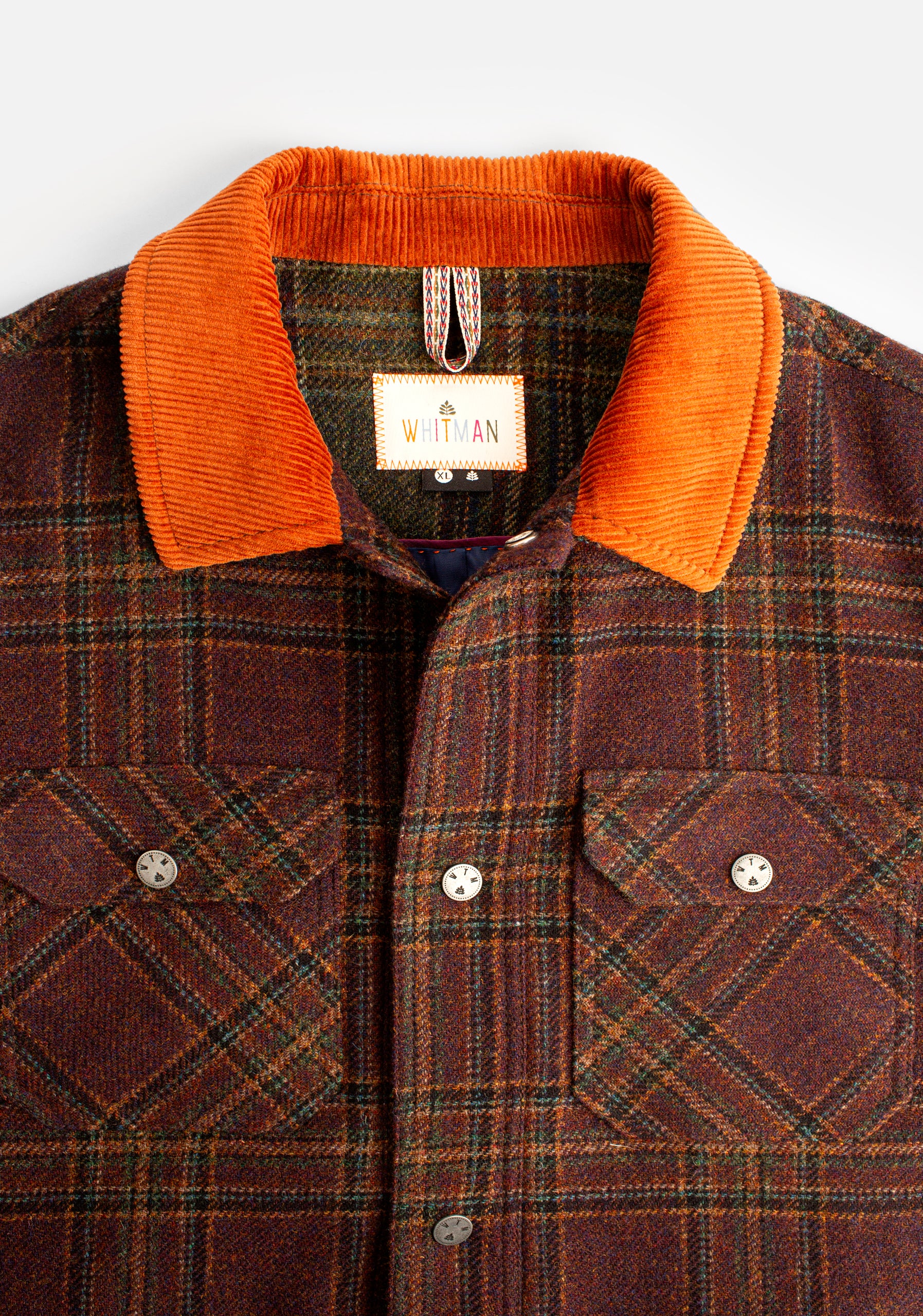 Chaqueta Sidney Cuadros Vino/Café