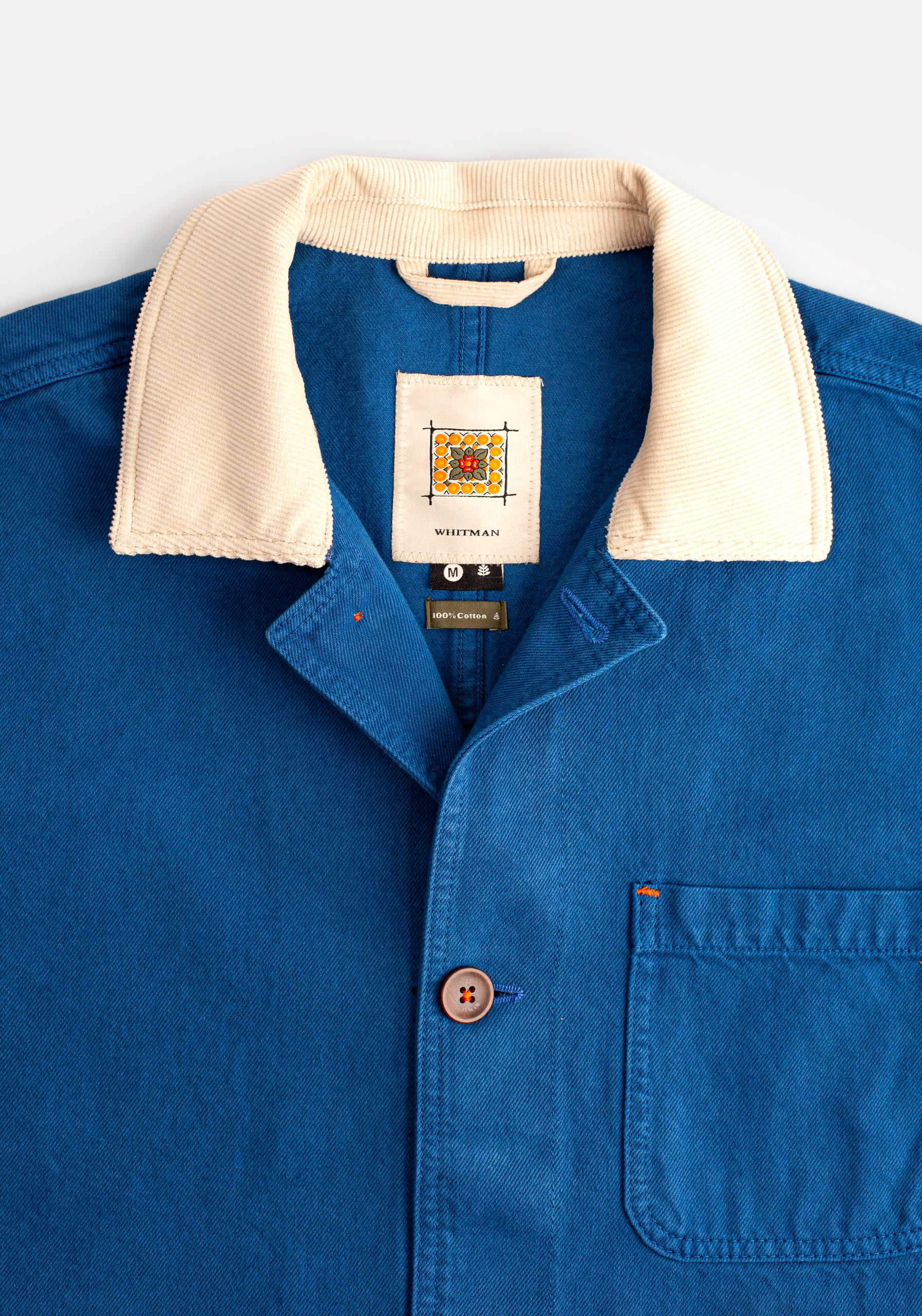 U Boston Jacket in Medium Blue