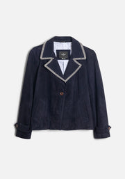 Jacket Elioth Suede APL Blue