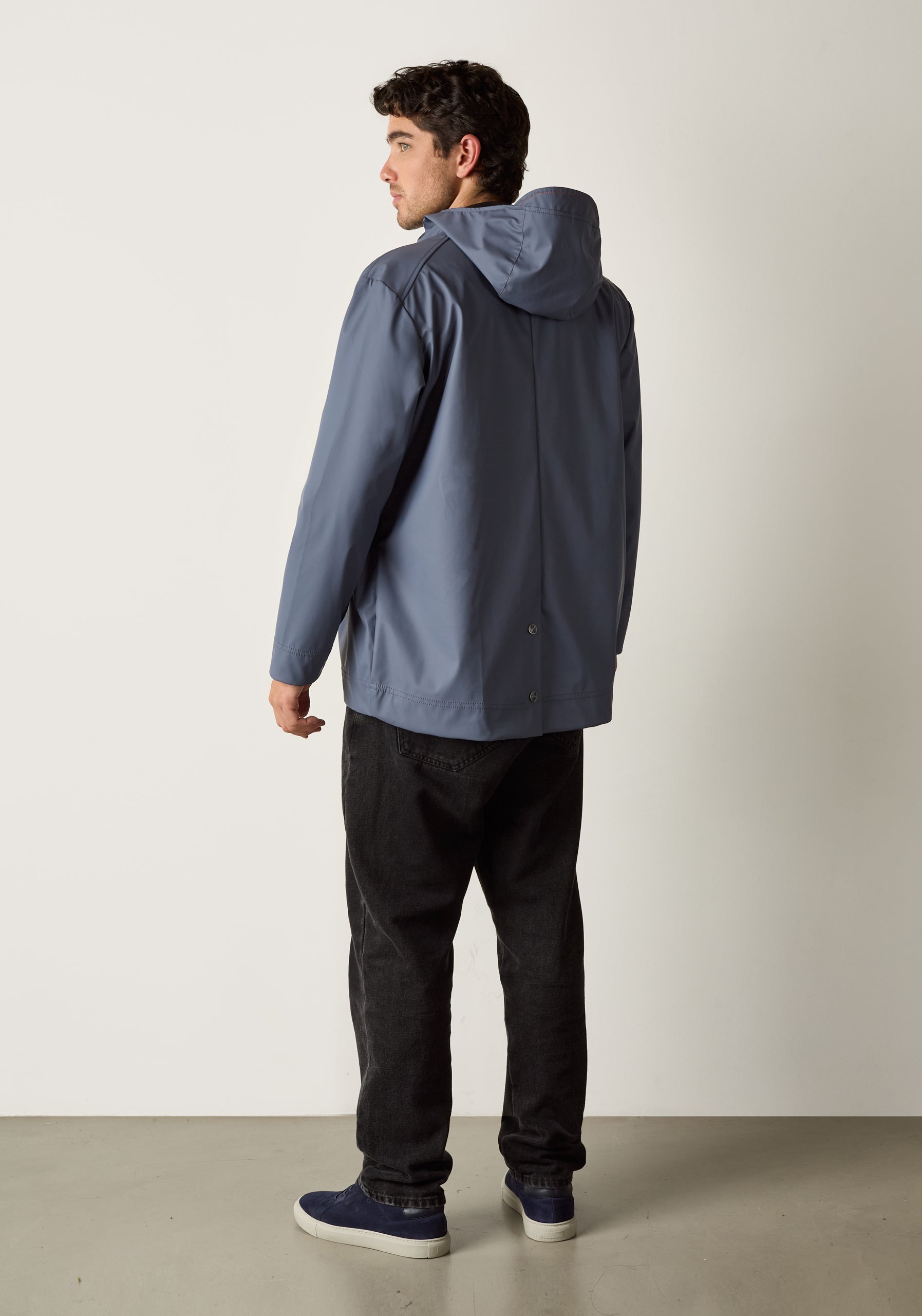 Richmond Single-Color Blue Jacket Medium