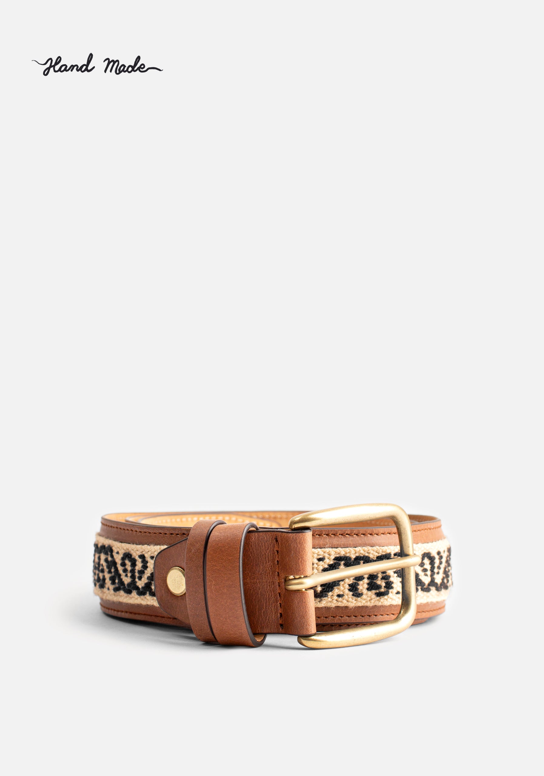 Handcrafted Colon Belt Coffee APL Black