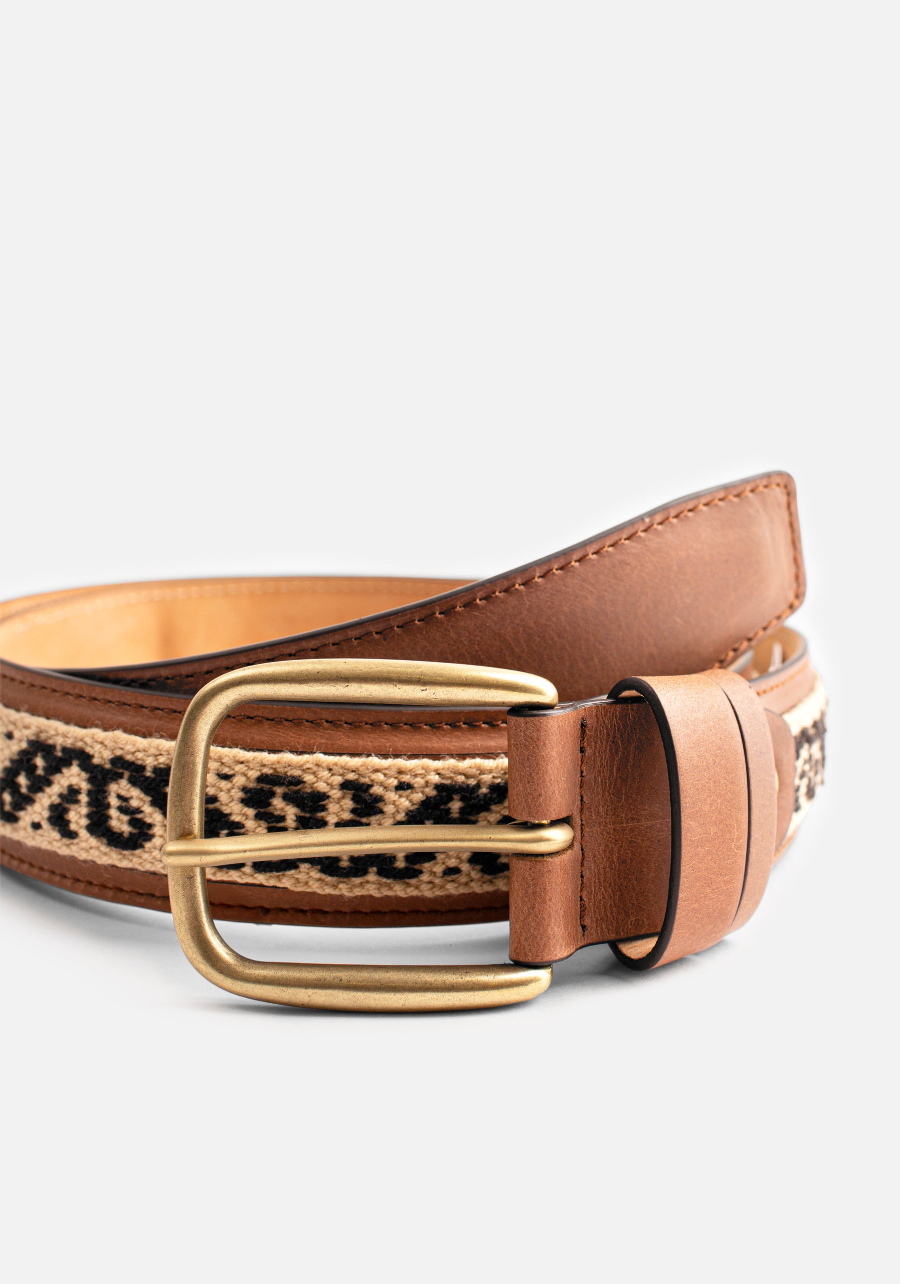 Handcrafted Colon Belt Coffee APL Black