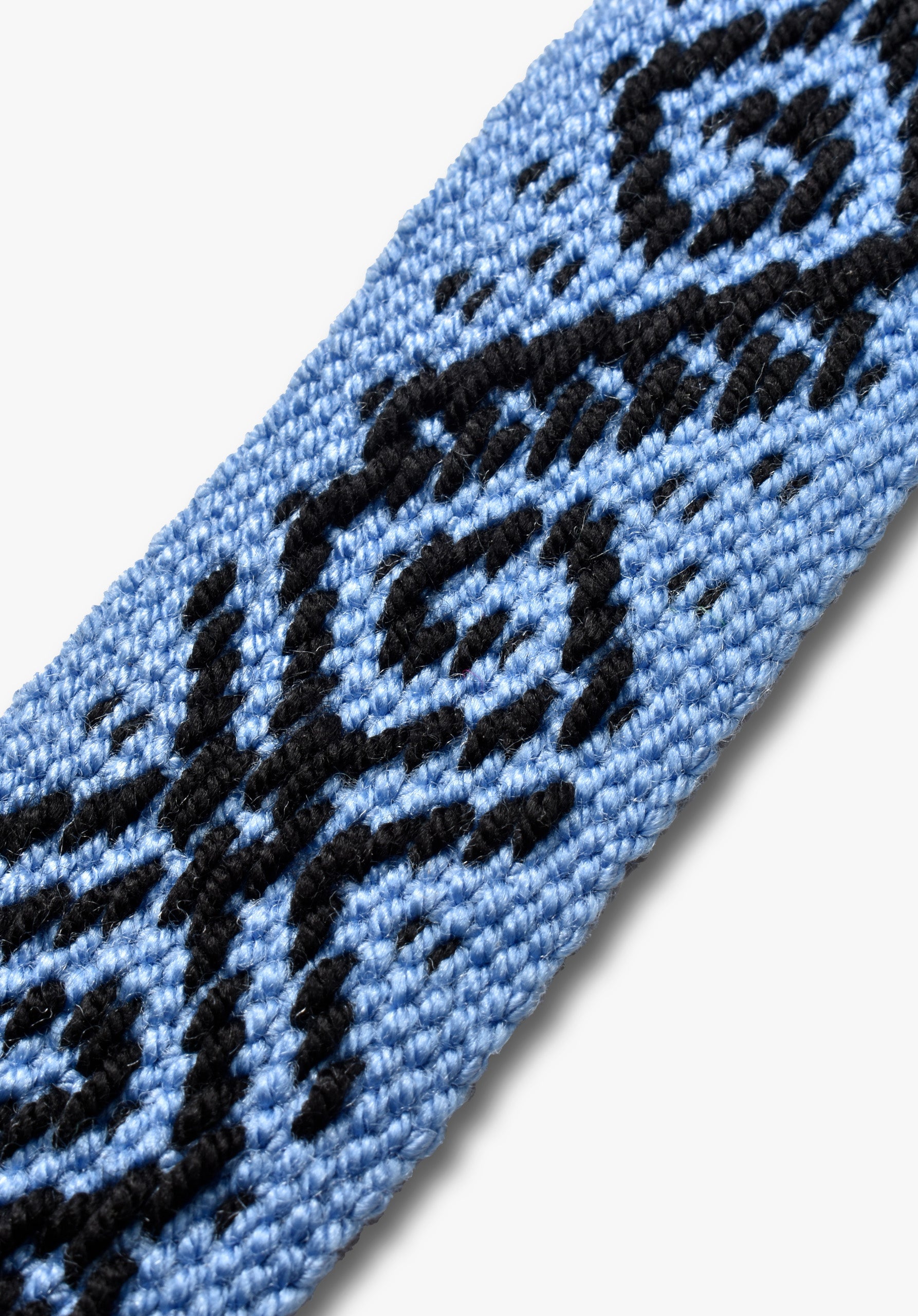 Blue - Black Calvino Woven Belt