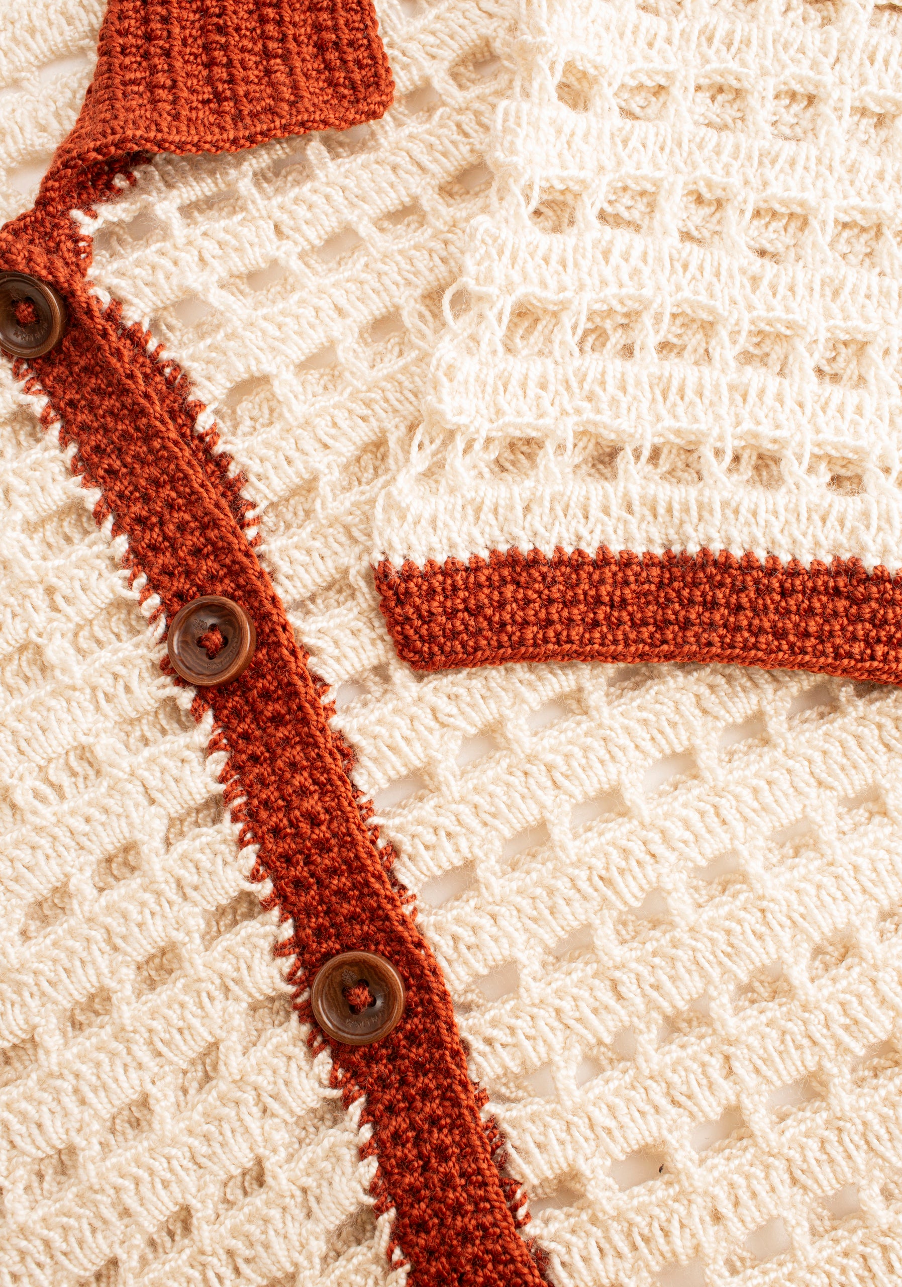 M Karan Woven Shirt Beige/Terracotta