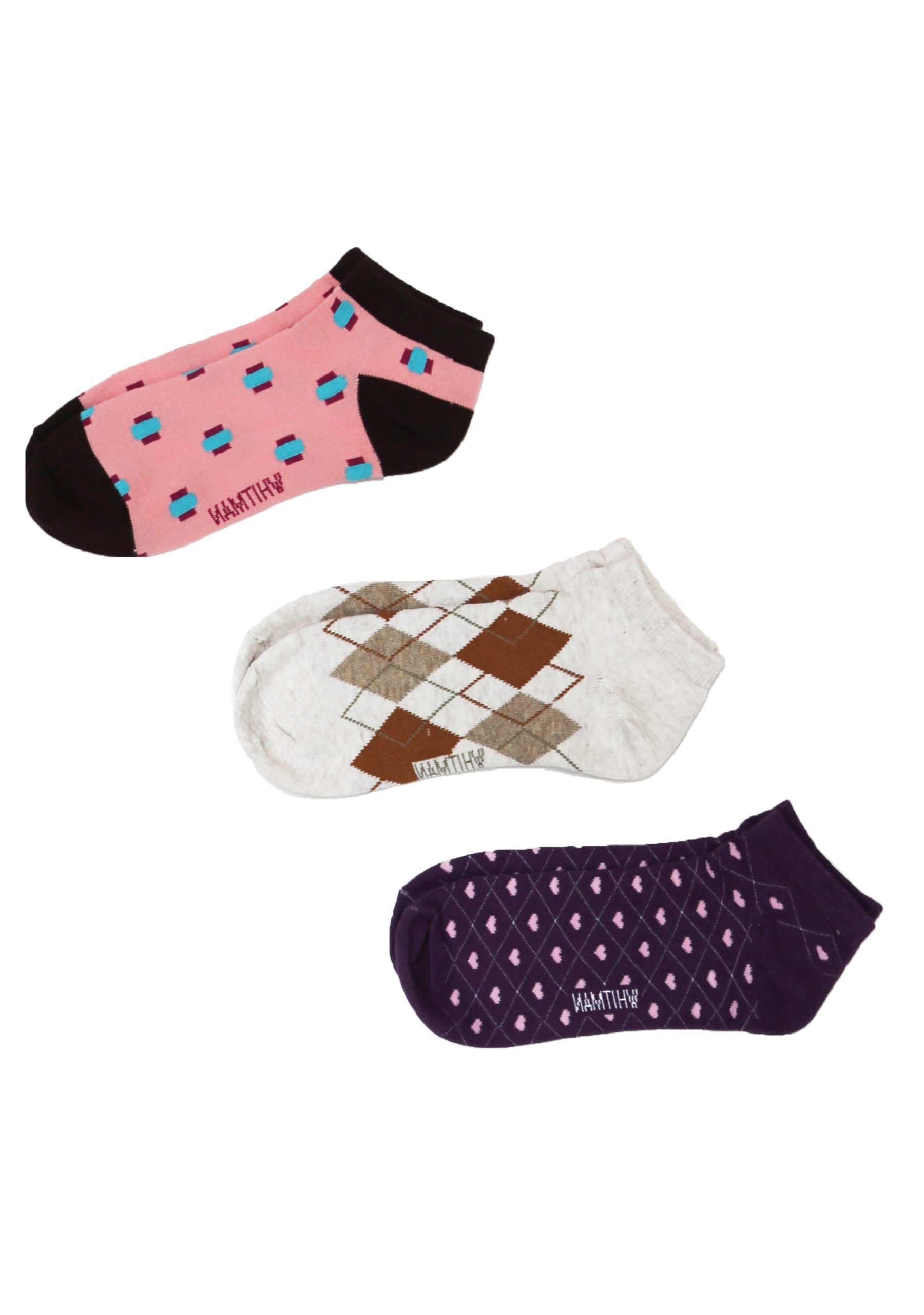 Ankle Socks Pack x3 Motifs