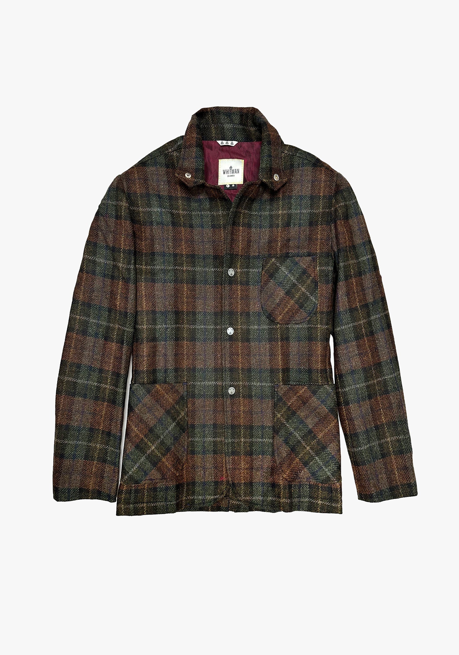 Fontana Green/Brown Plaid Jacket