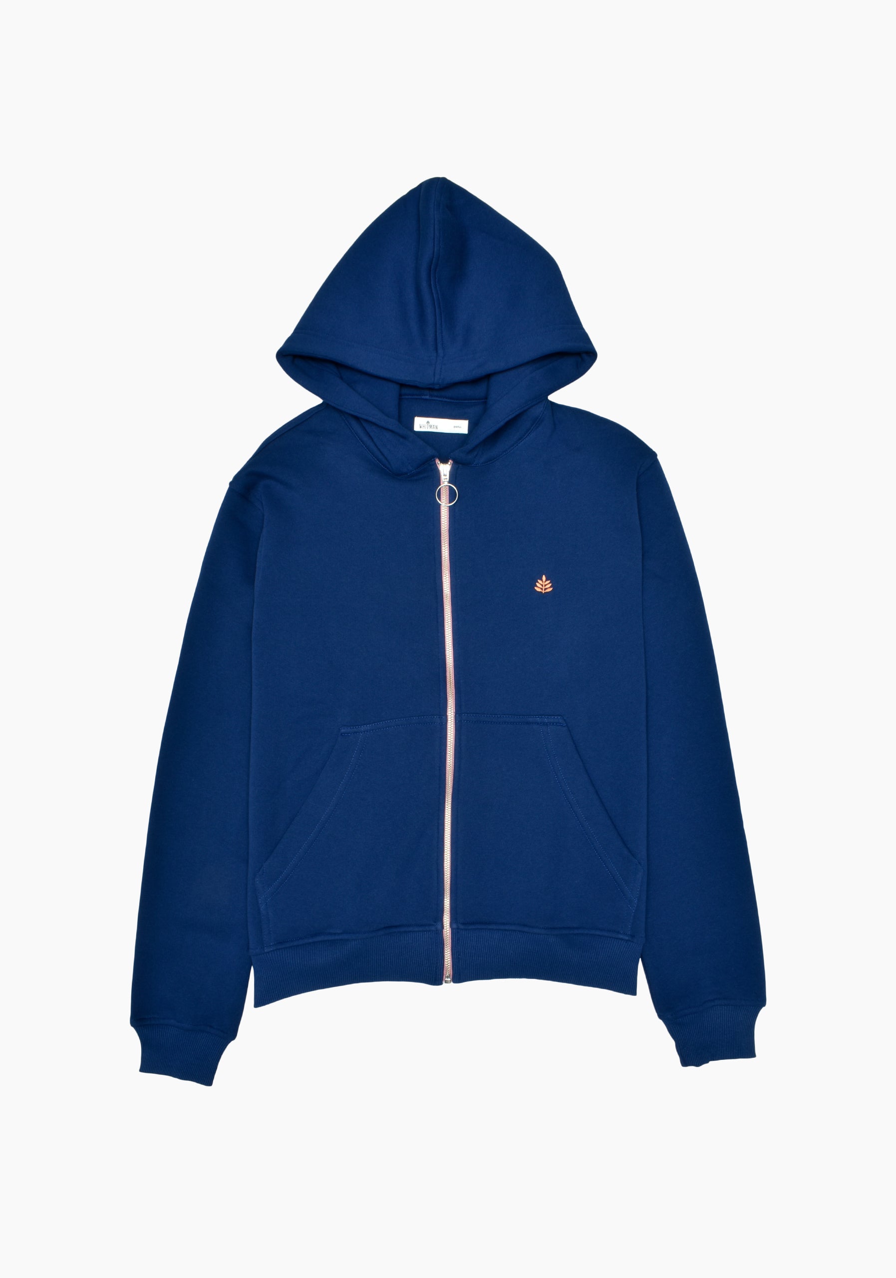 Zipper Blue Hoodie