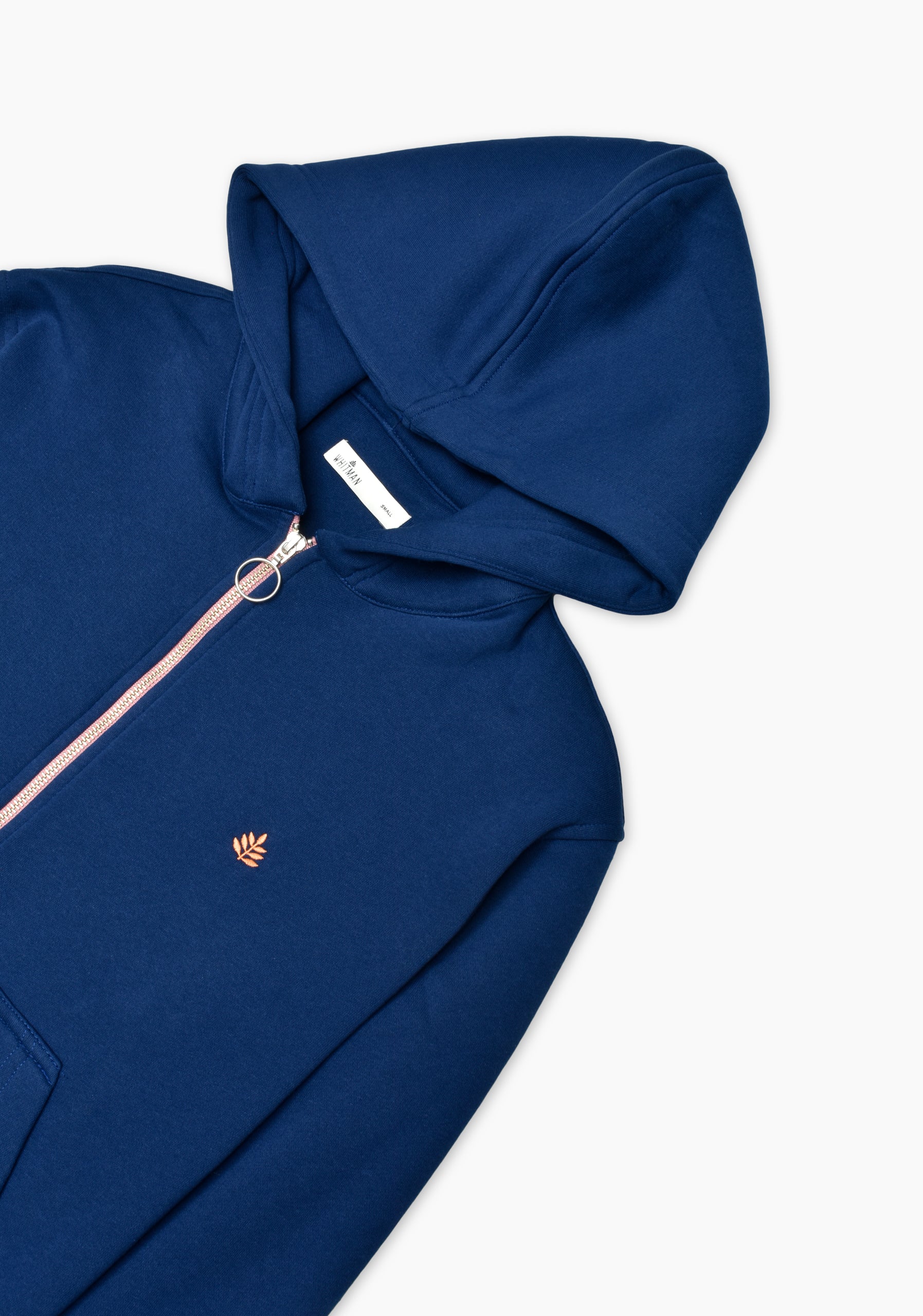 Zipper Blue Hoodie