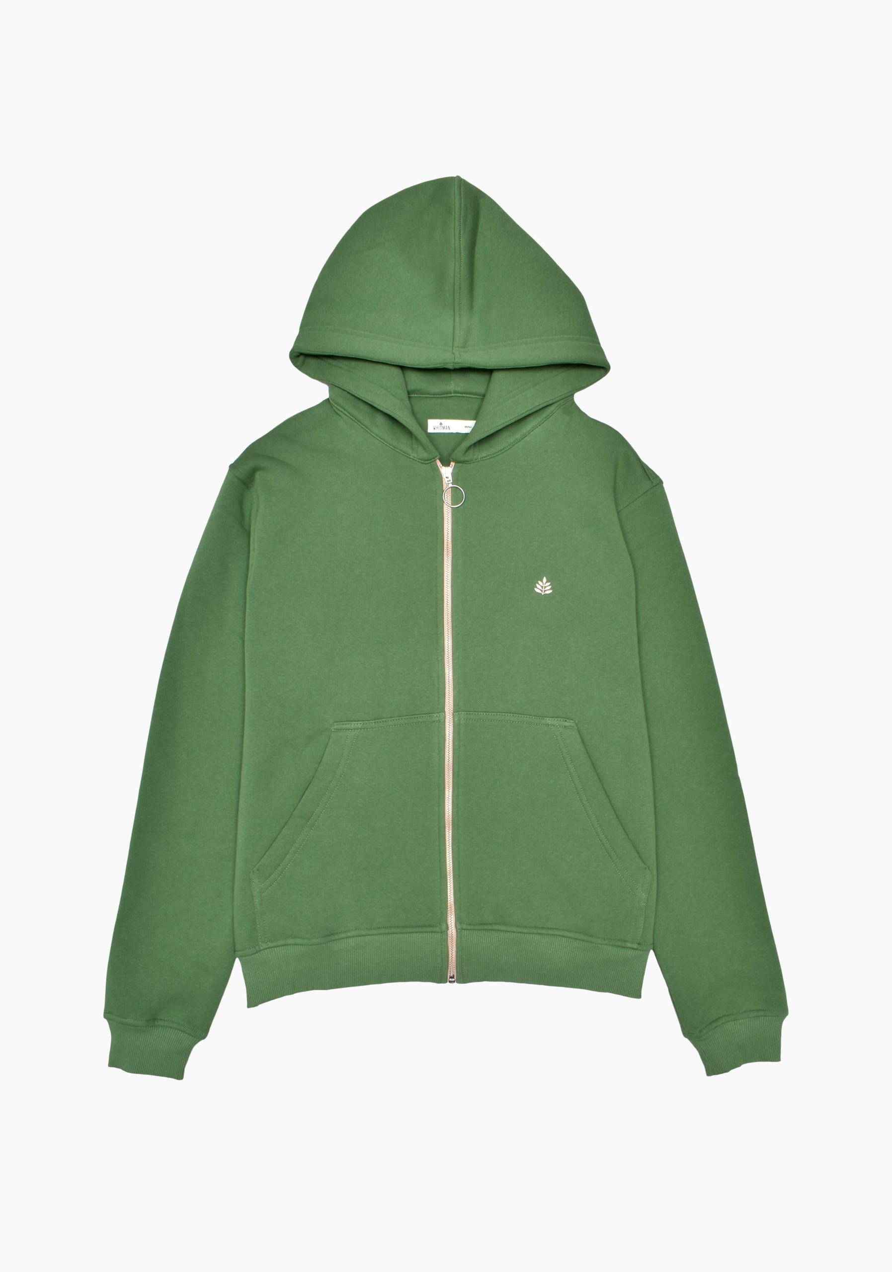 Zipper Green Hoodie