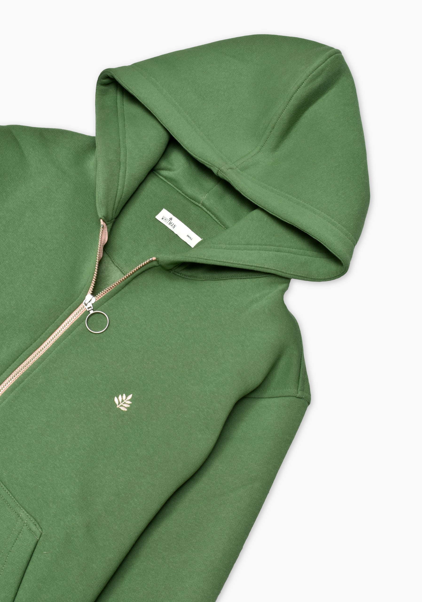 Zipper Green Hoodie