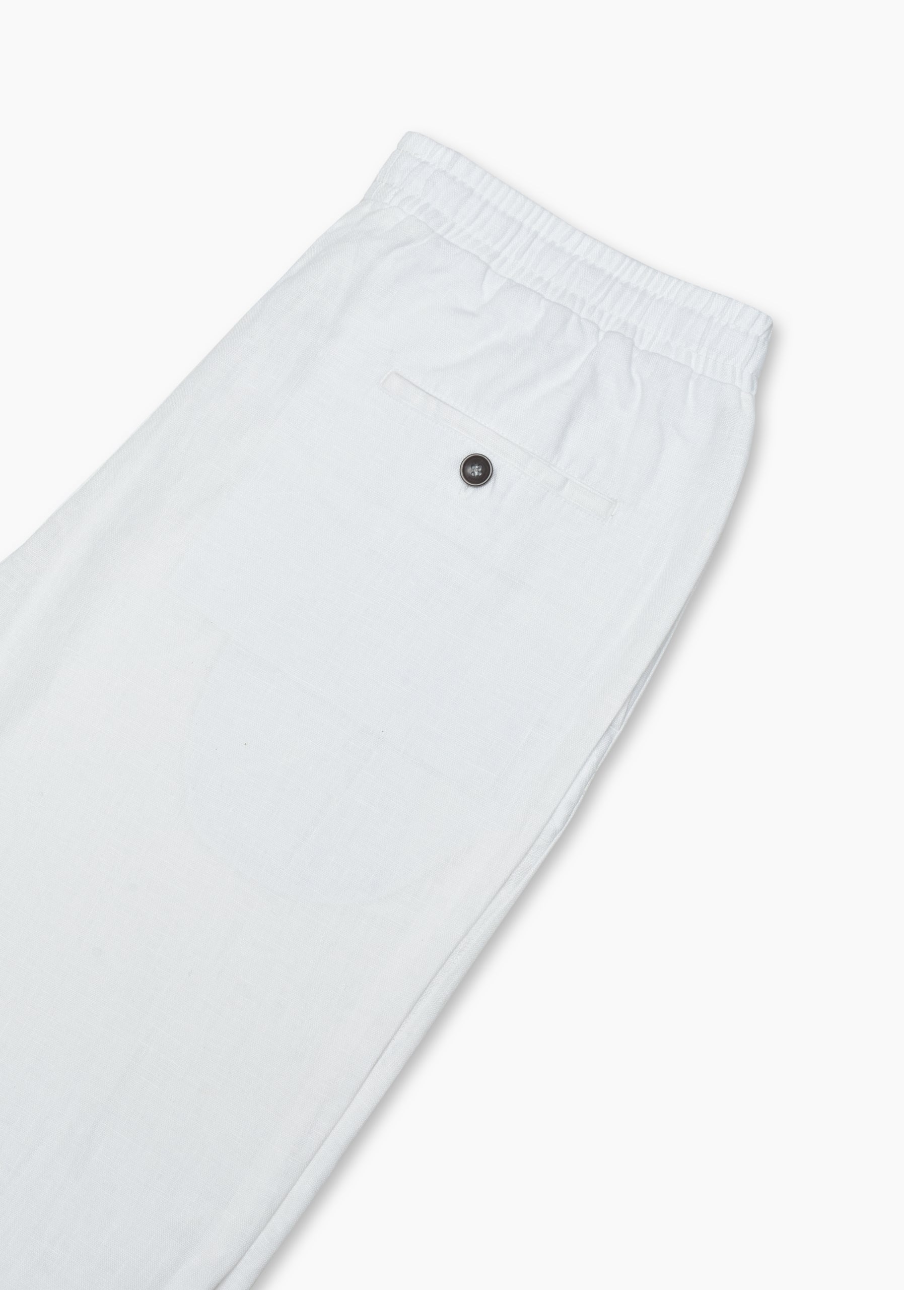 Flint Linen White Jogger