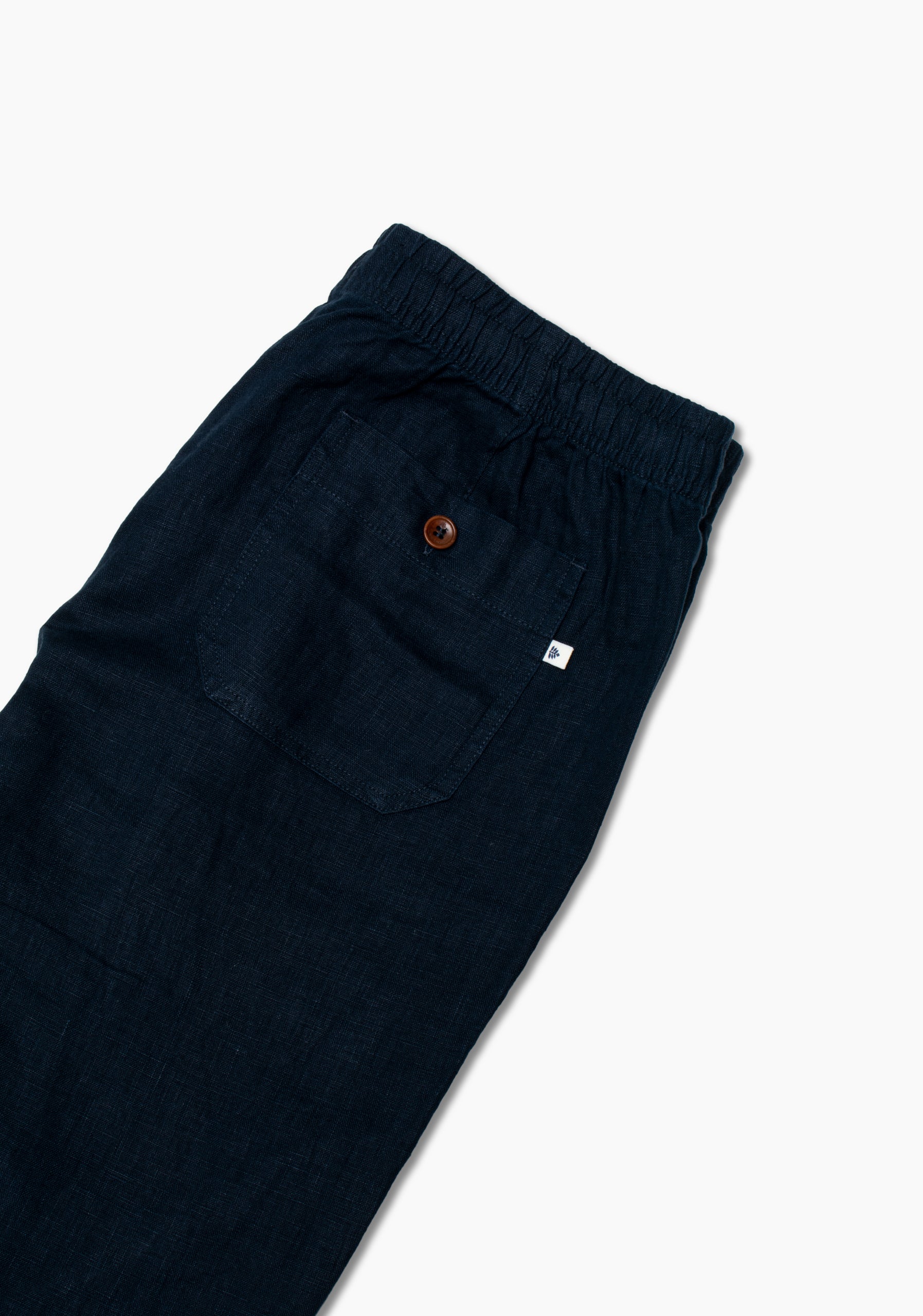 Hopkins Linen Dark Blue Jogger