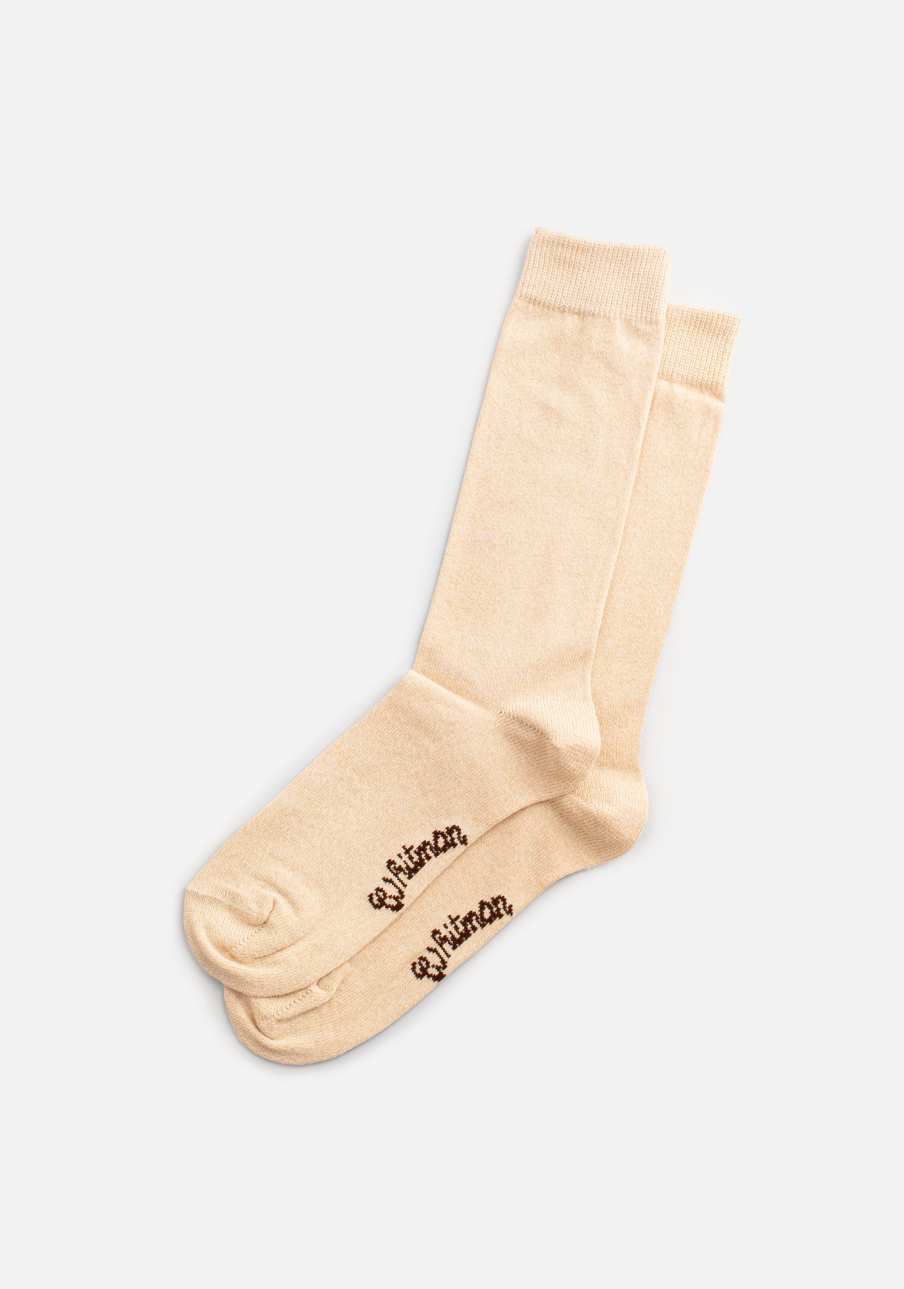 Formal Solid Color Beige Marble Stockings