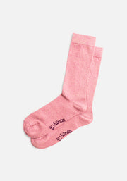 Formal Solid Color Pink Marble Stockings