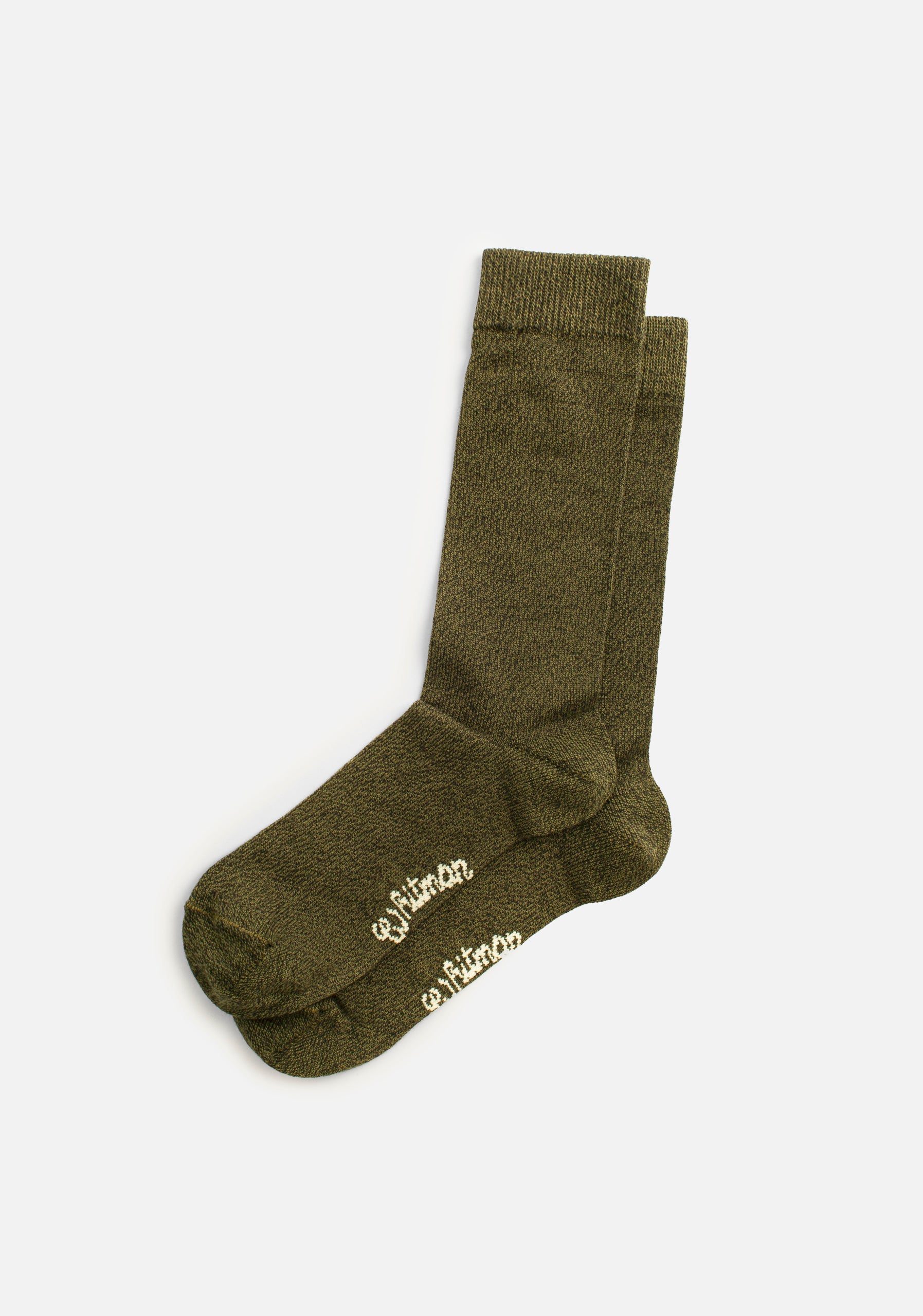 H Formal Dark Green Jasper Solid Color Stockings