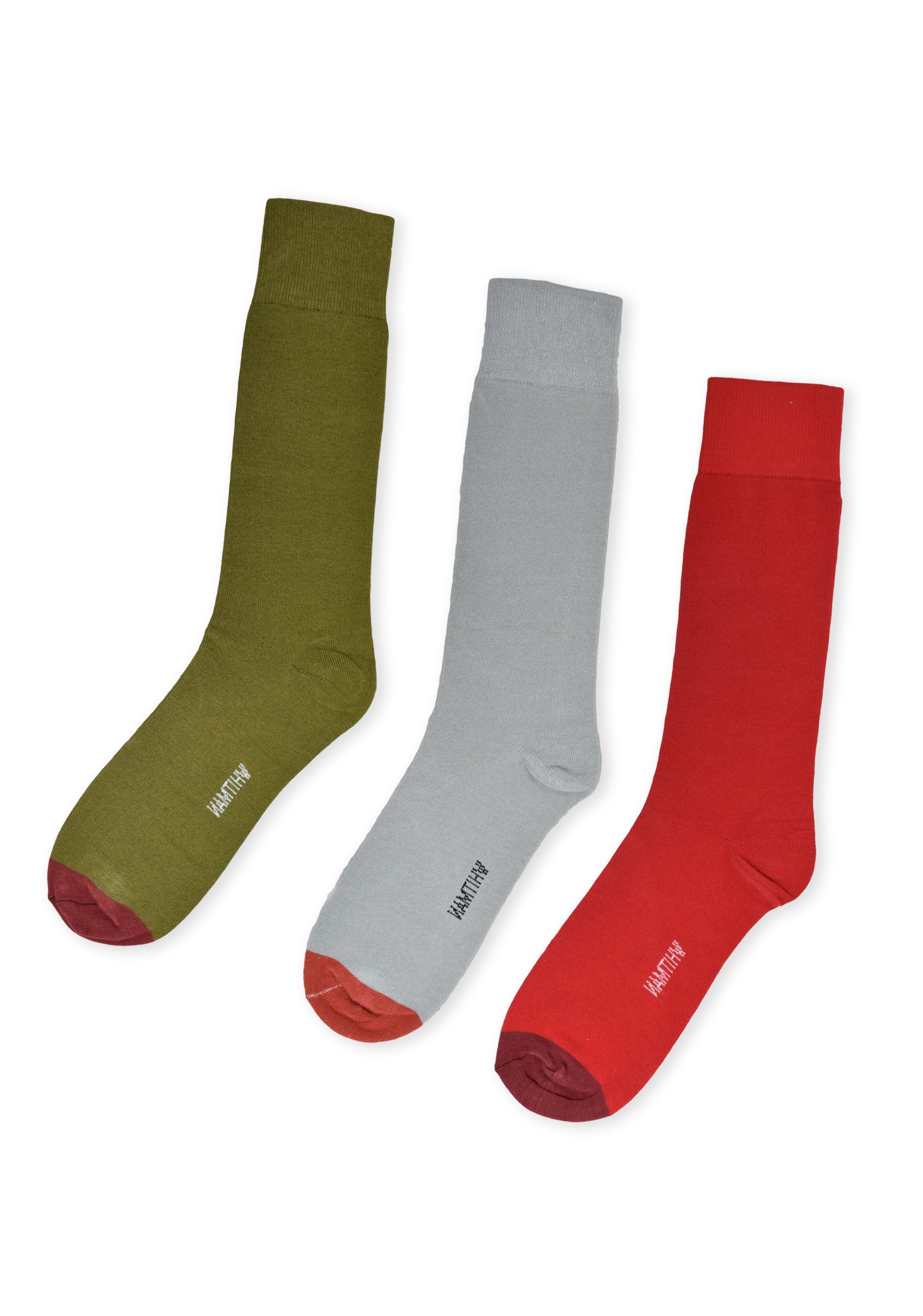 socks Pack X 3 Unicolor Punt. Mas