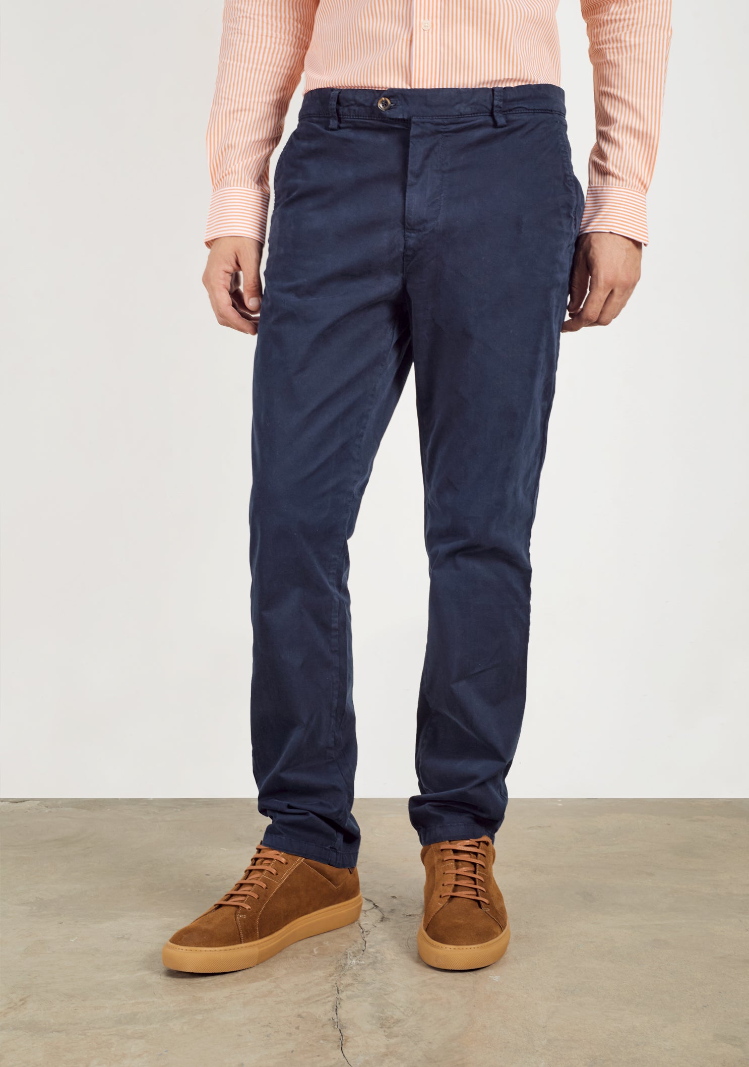 Chino Dark Blue Trousers