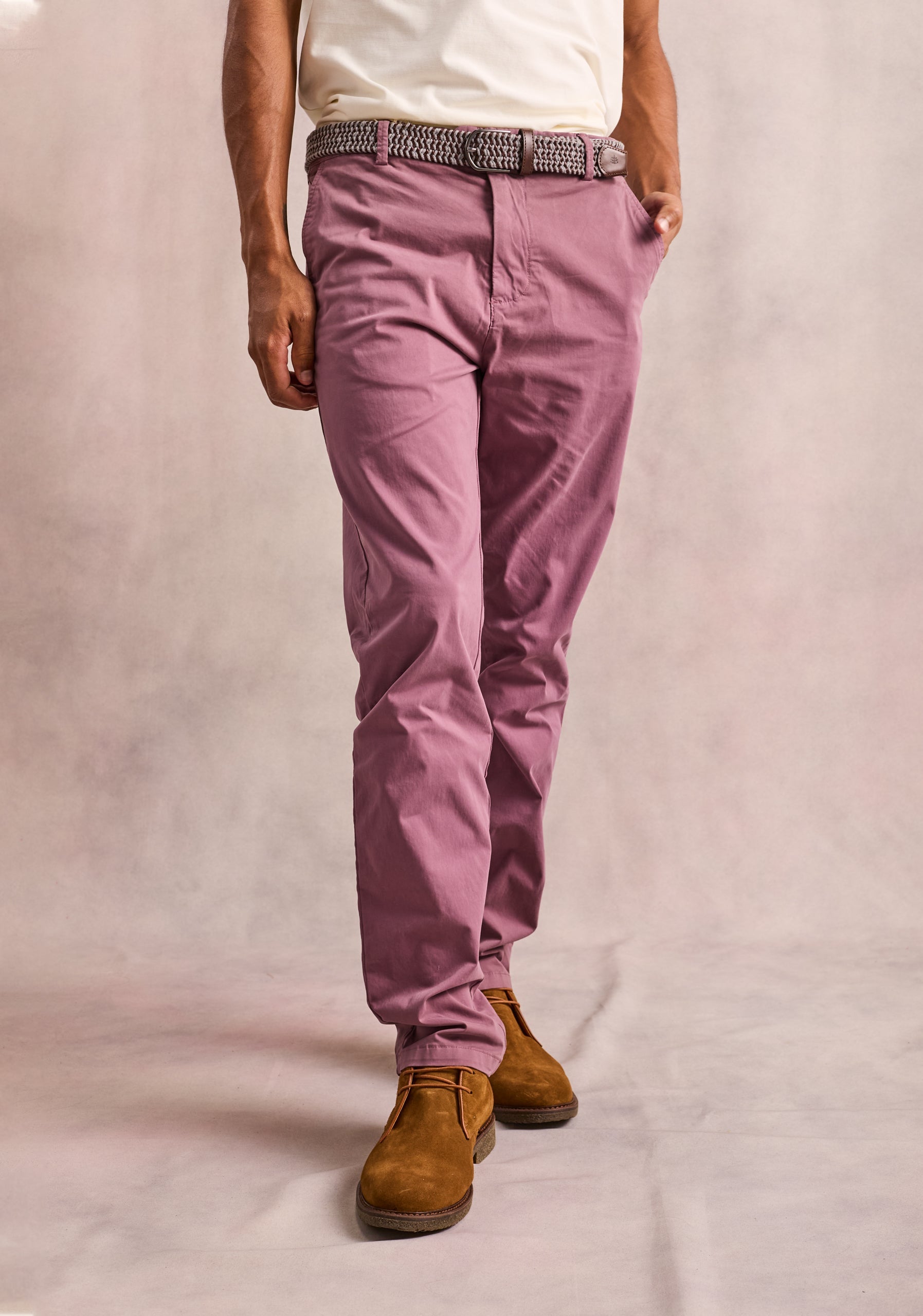 Chino Dark Purple Trousers