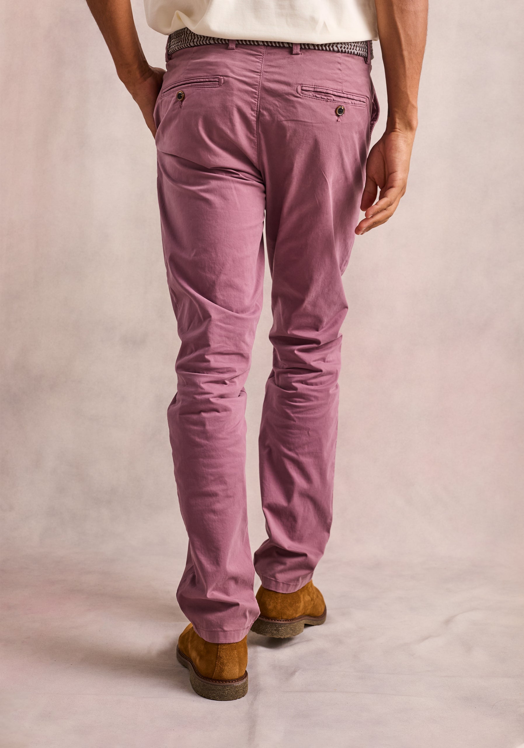 Chino Dark Purple Trousers