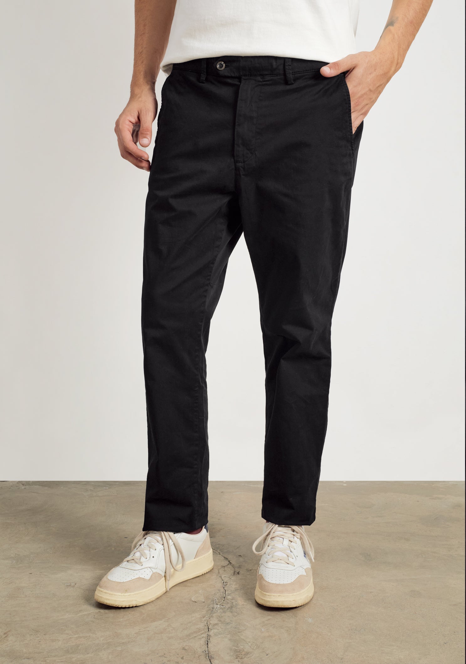 Chino Black Trousers