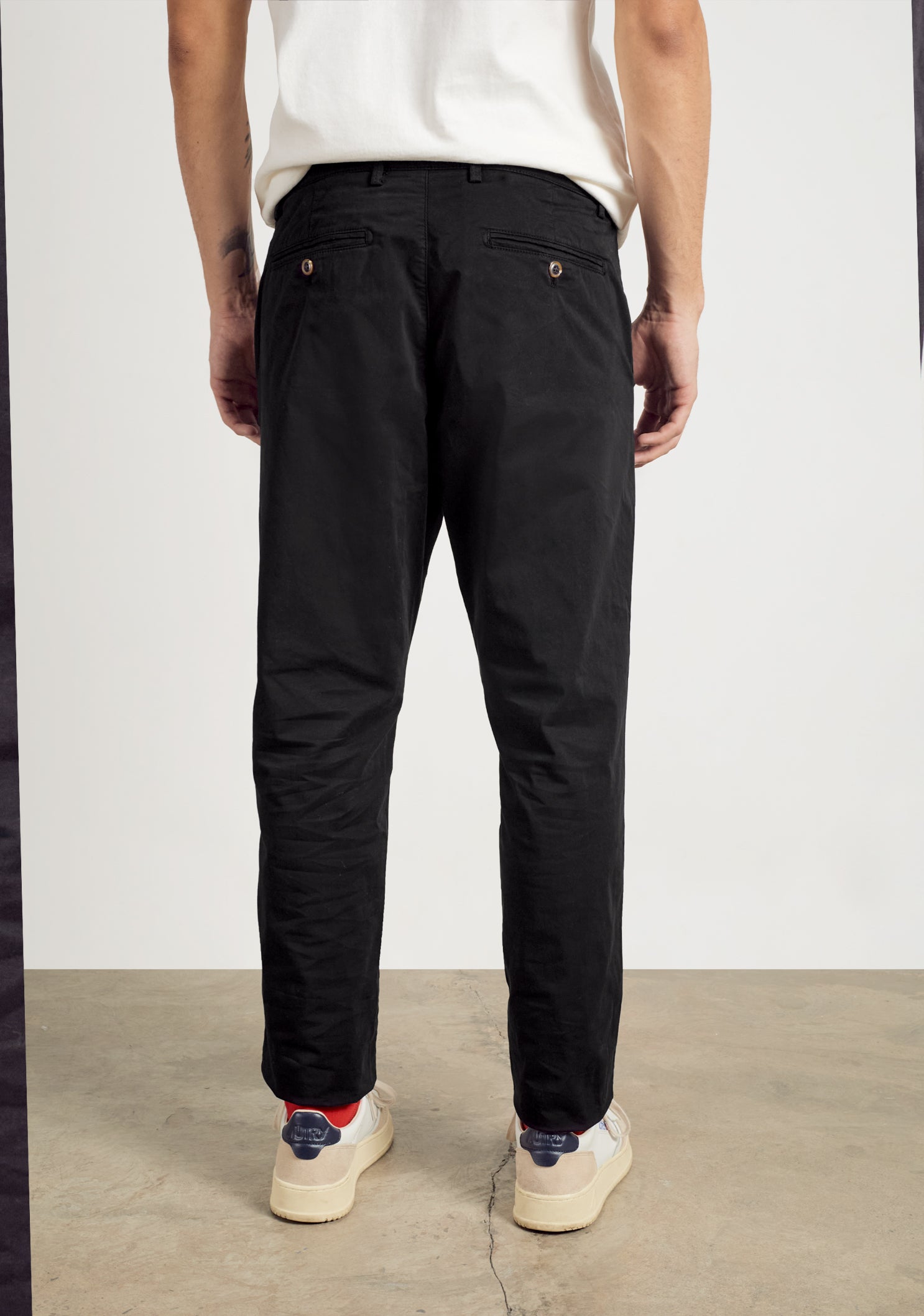 Chino Black Trousers