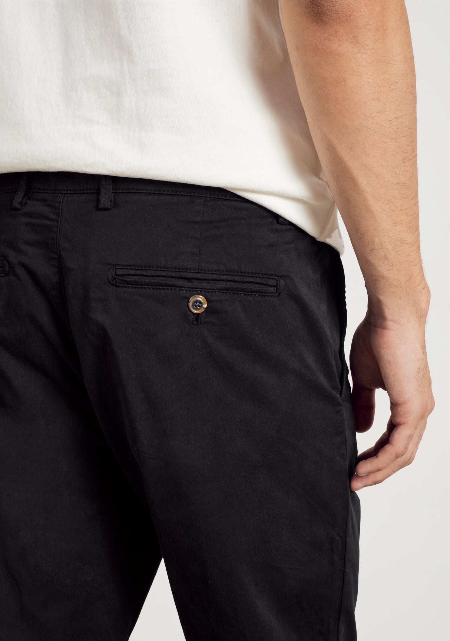 Chino Black Trousers