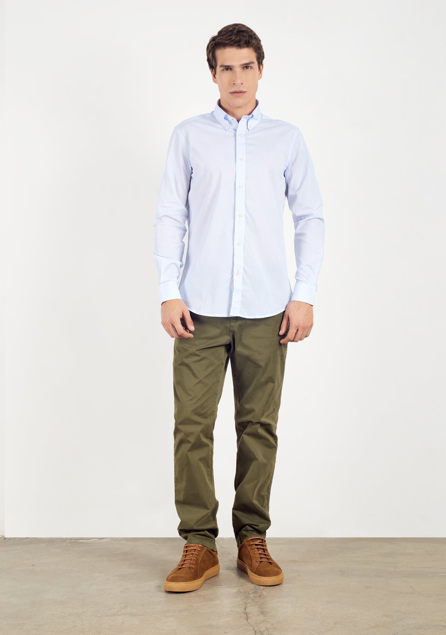 Chino Olive Green Trousers