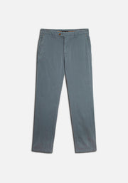 Petrol Blue Solid Color Chino Pants