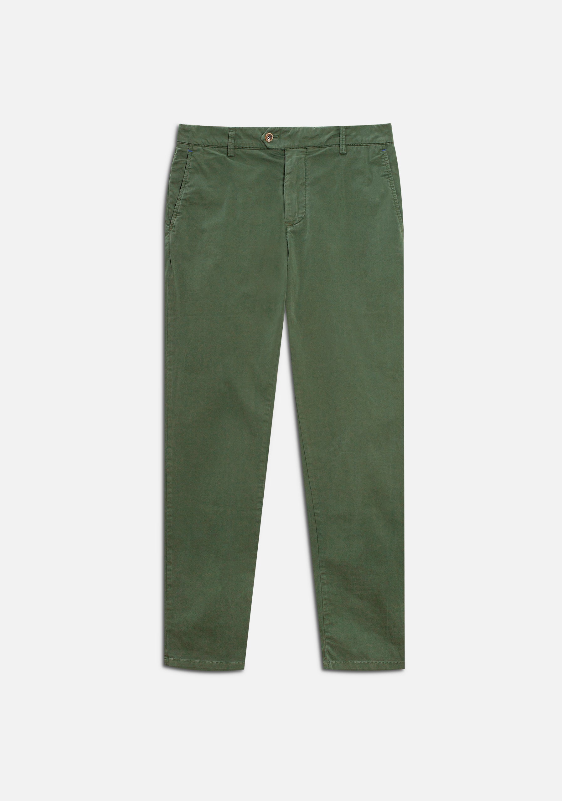 Dark Green H Chino Trousers